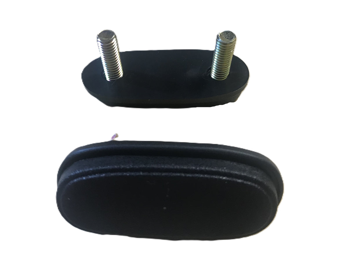 Canopy Rear Glass Window Lock Catch & Gas Strut Mounting Bolt Plates Canopies
