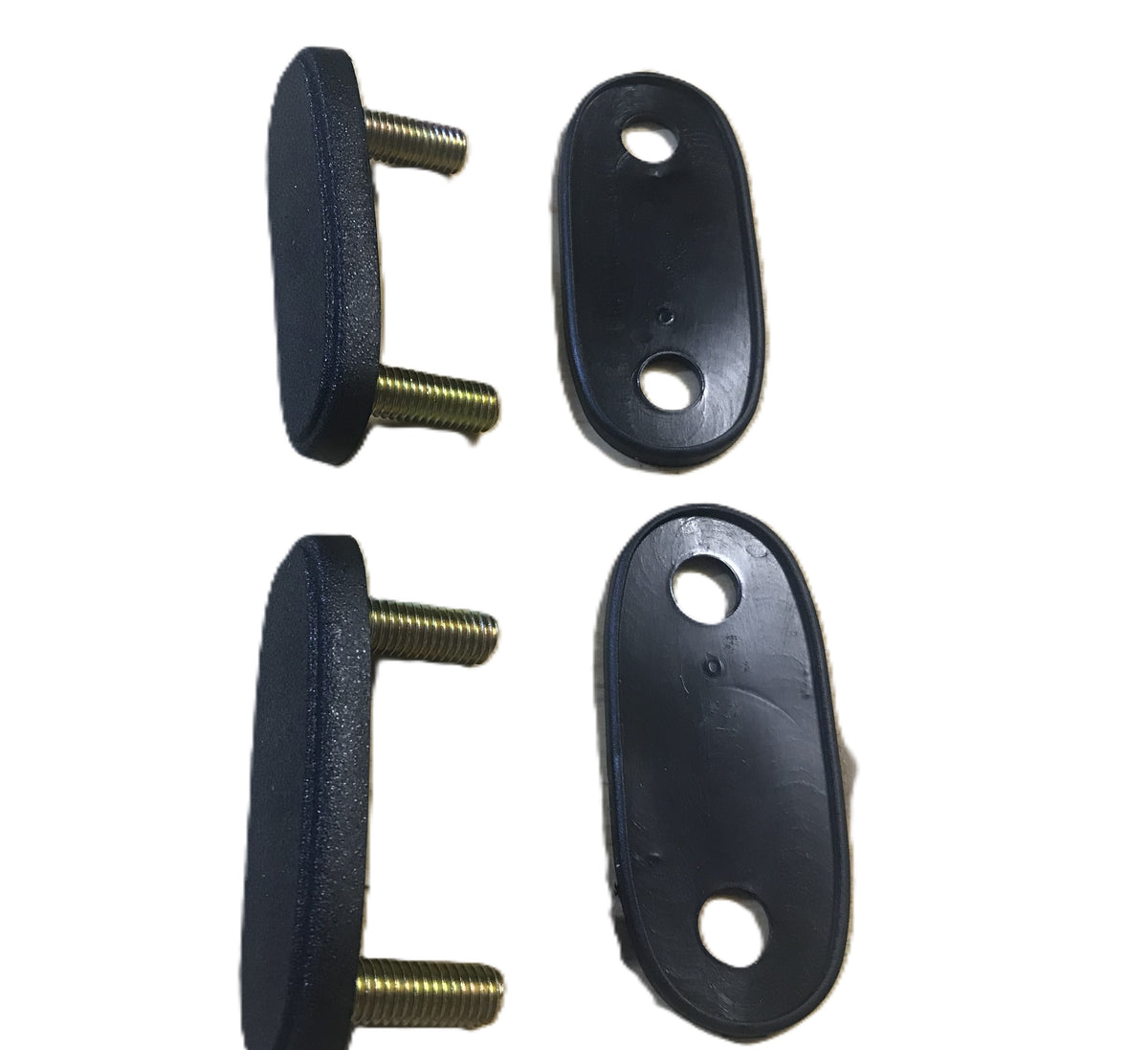 Canopy Rear Glass Window Lock Catch & Gas Strut Mounting Bolt Plates Canopies