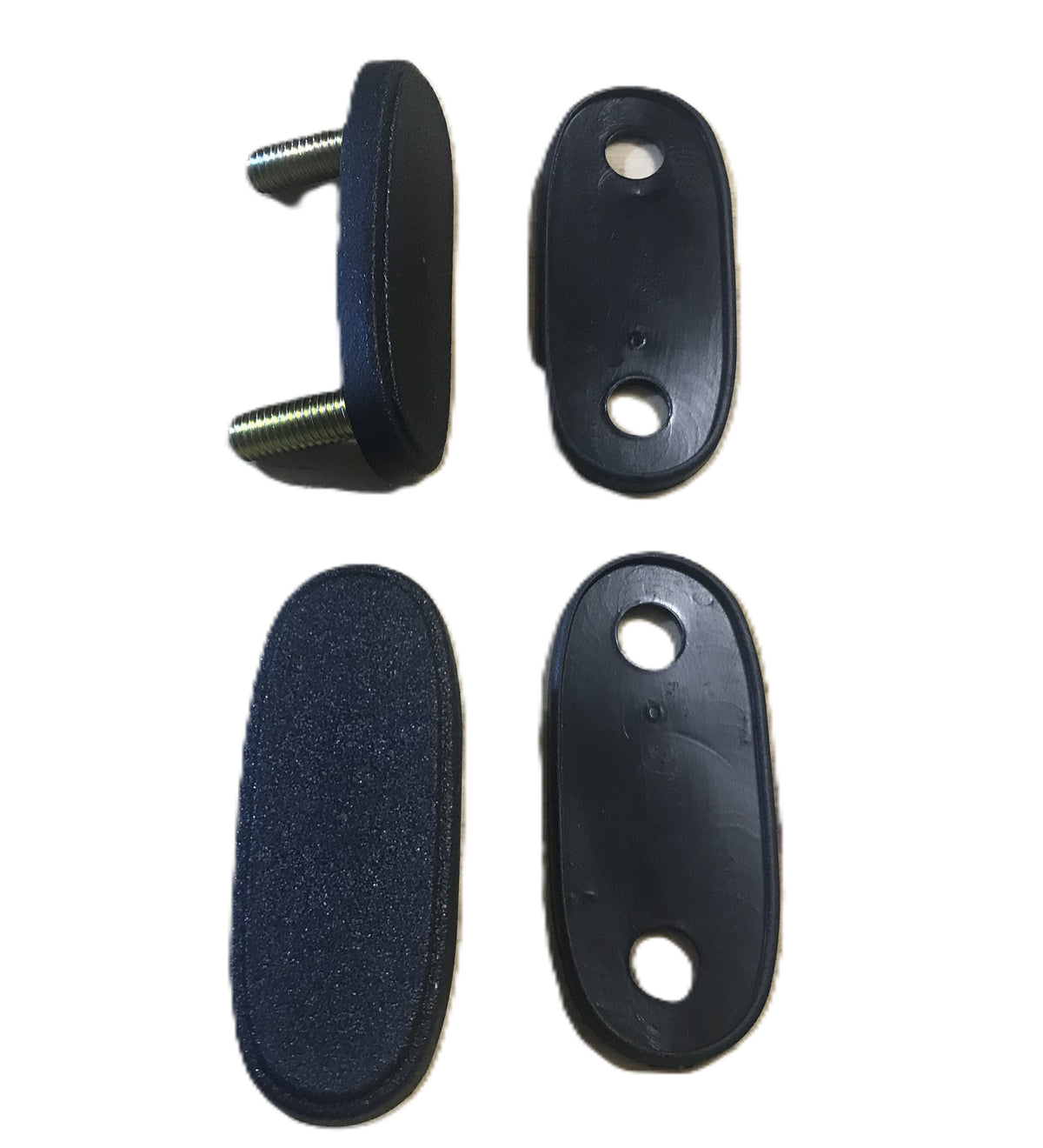 Canopy Rear Glass Window Lock Catch & Gas Strut Mounting Bolt Plates Canopies