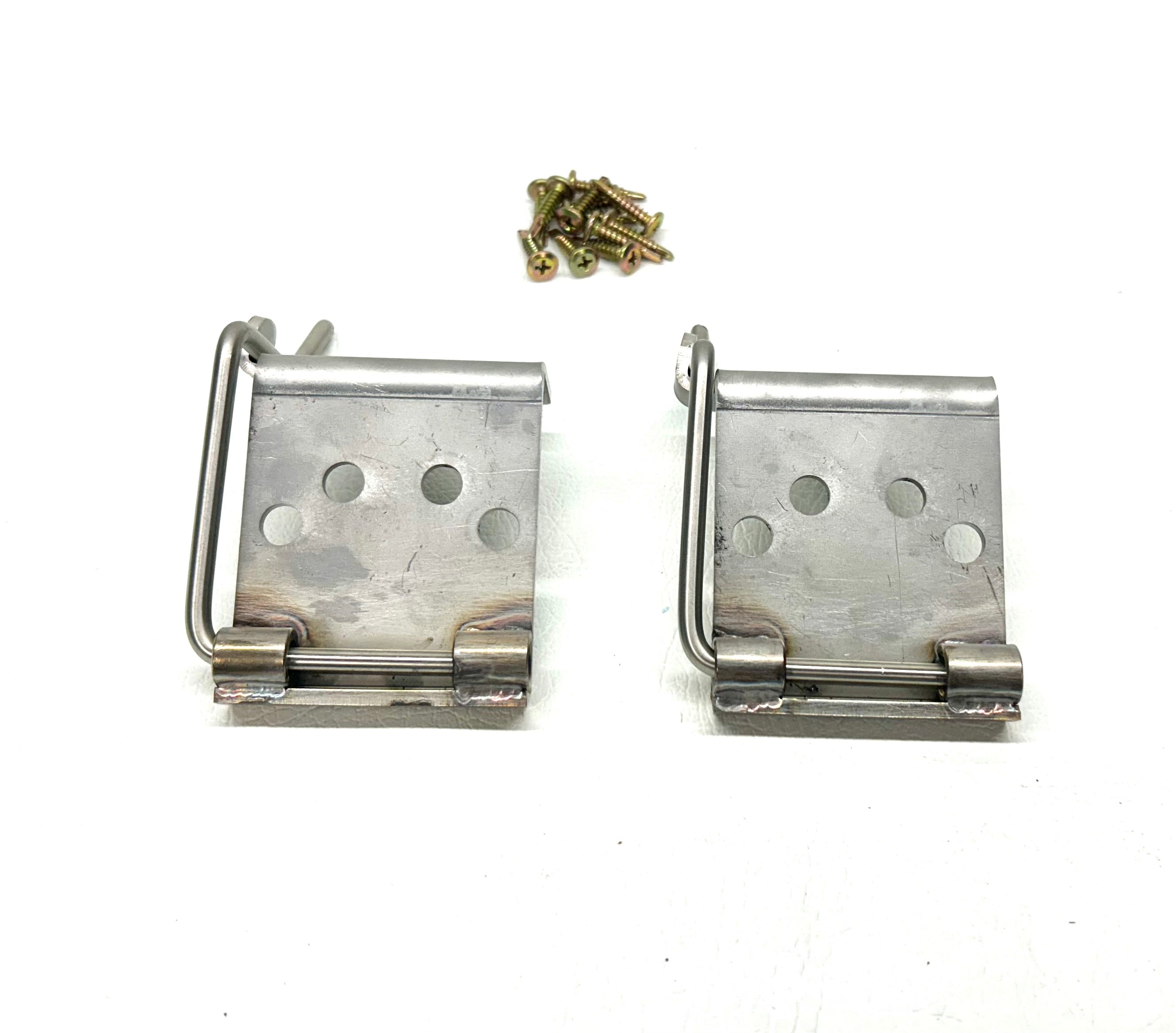 AU BA BF Ford Falcon 25mm Female Hinge & Pins Fitment on Ute for EGR Ute Lid with Shiny Black Plastic Underneath Kit-C