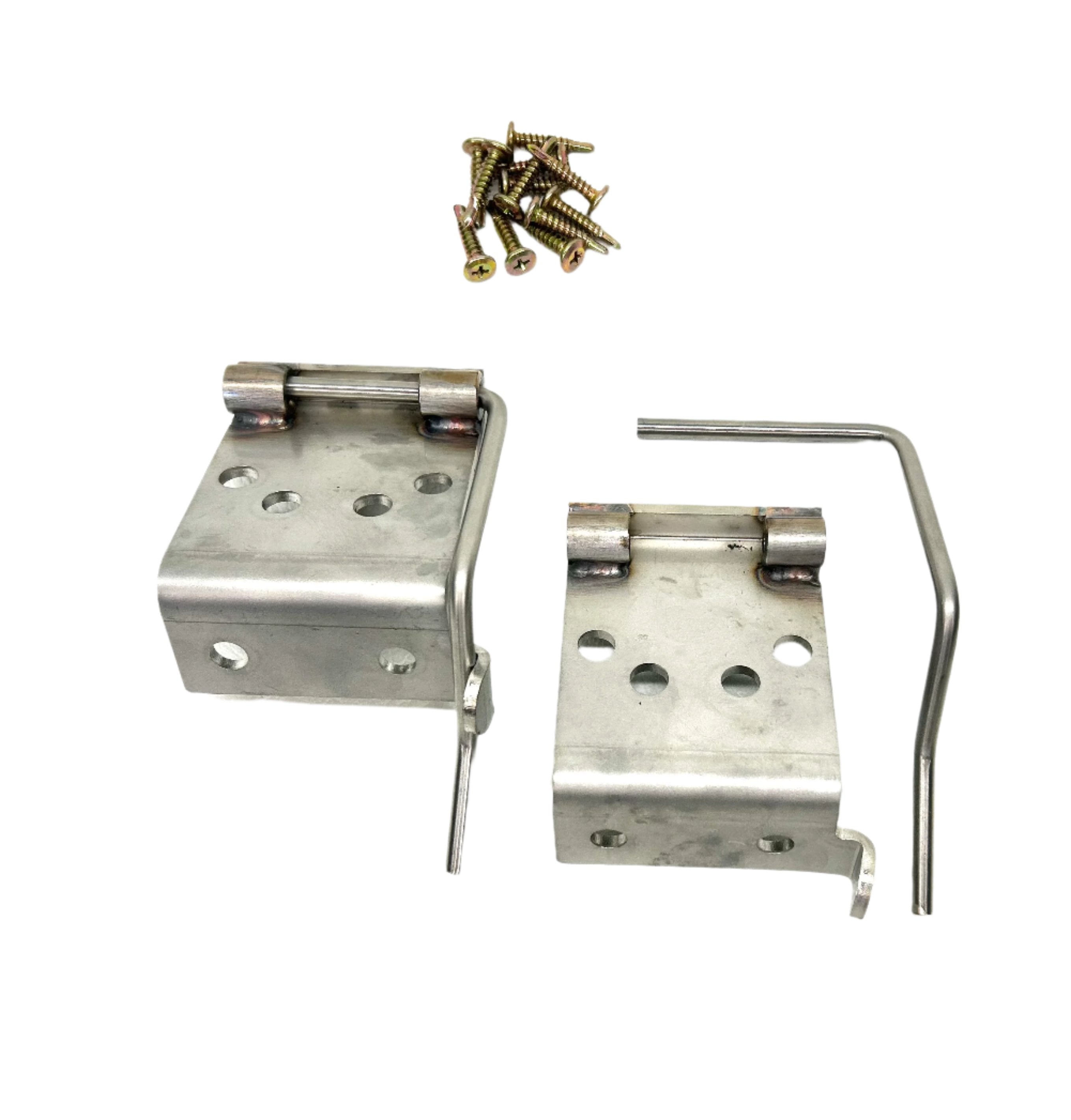 AU BA BF Ford Falcon 25mm Female Hinge & Pins Fitment on Ute for EGR Ute Lid with Shiny Black Plastic Underneath Kit-C