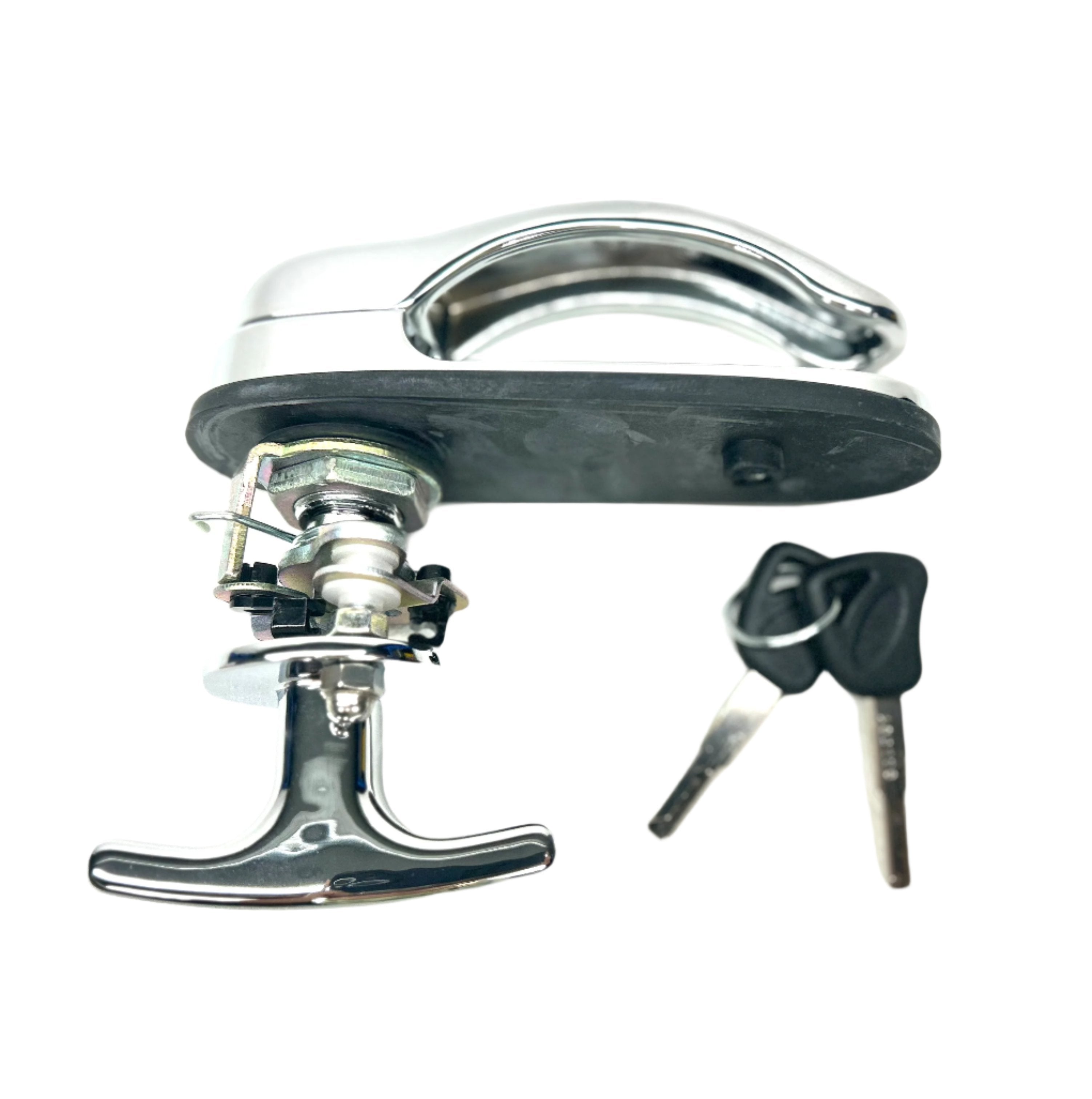 Carryboy Chrome Steel Locking Canopy T-Handle Replacement Rear Window Locking Handle Lock