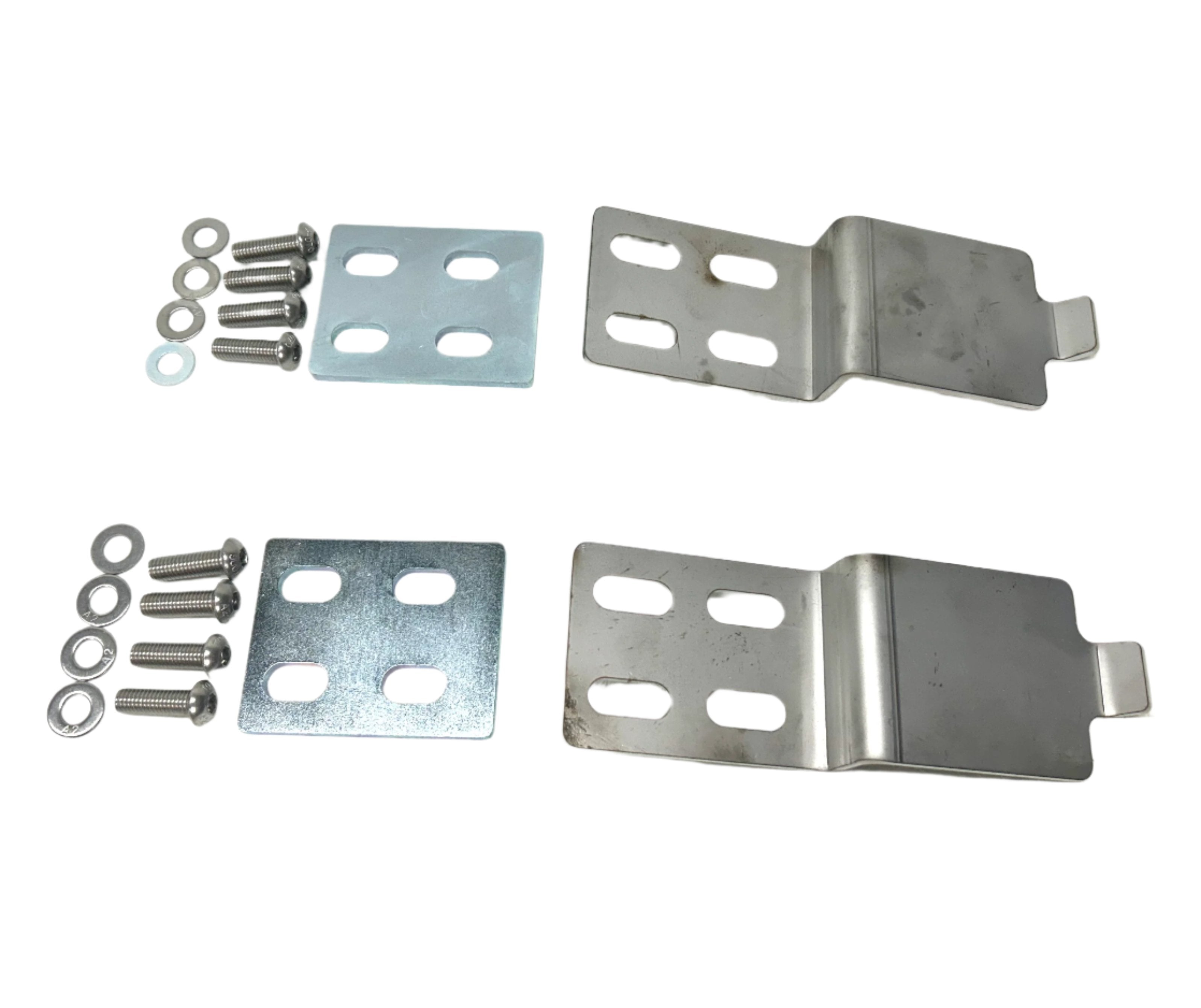 AU BA BF Ford Falcon Ute Lid Long Male Hinge Tongues for Carpeted Fibreglass Lids SET-B Long Male Hinges & Support Brackets