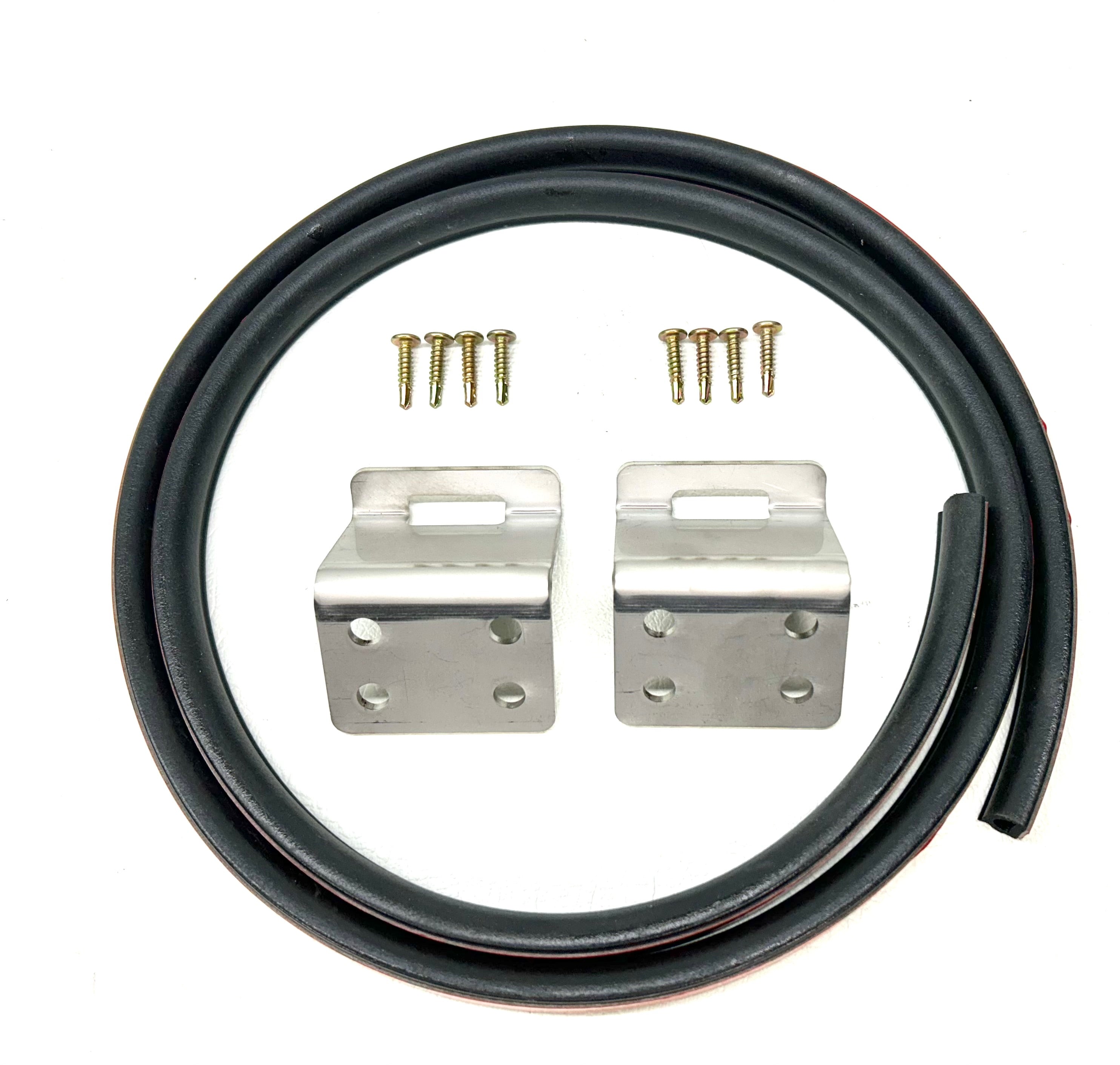 VU VY VZ Commodore Ute Lid Female 4 Hole Hinge Slots & Seal for Carpeted Fibreglass Lids SET-B Hinges & Seal & Screws