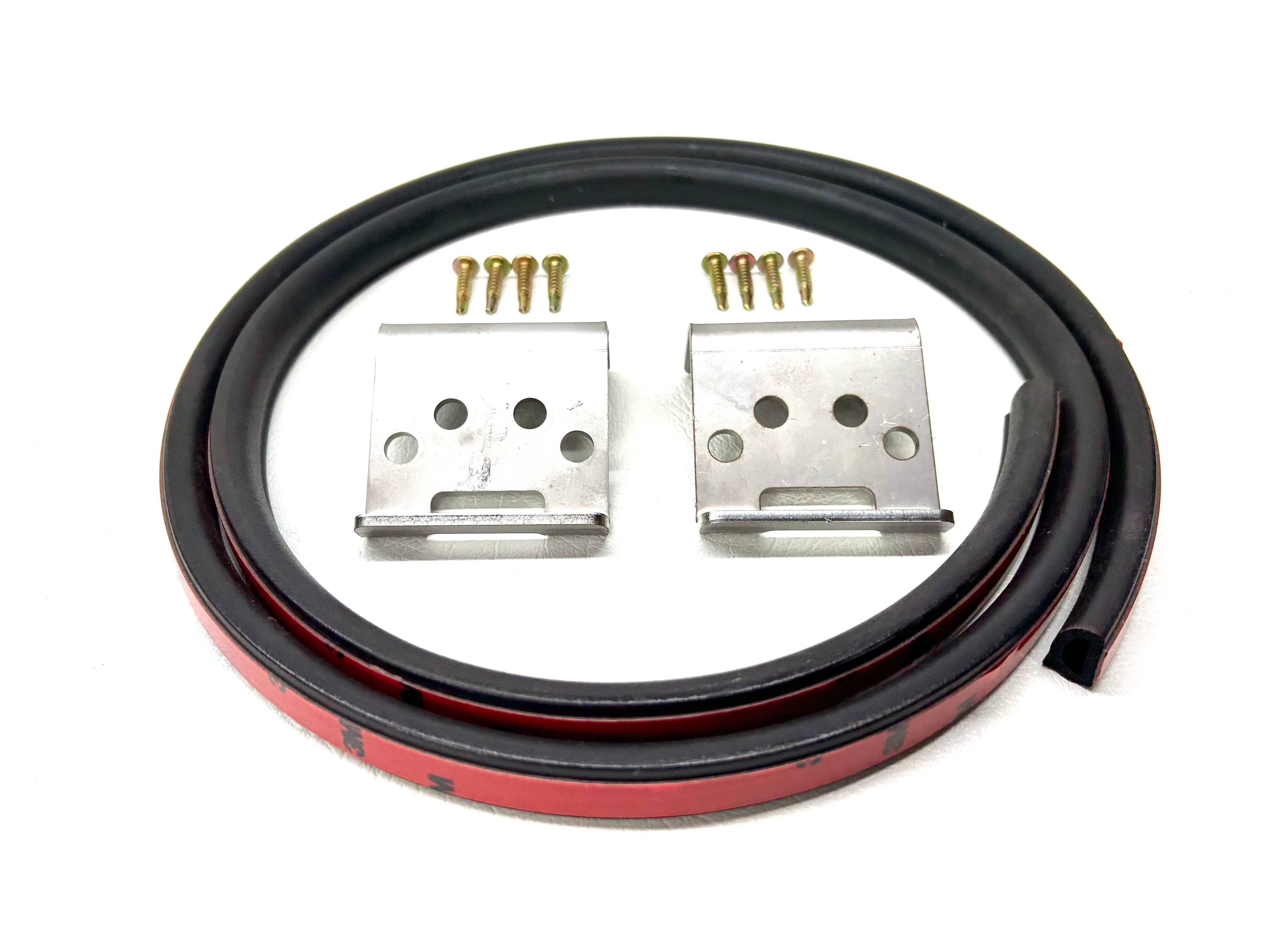 AU BA BF Ford Falcon Ute Lid Hinge Slots FEMALE for Carpeted Fibreglass Lids SET-B Hinges & Seal & Screws