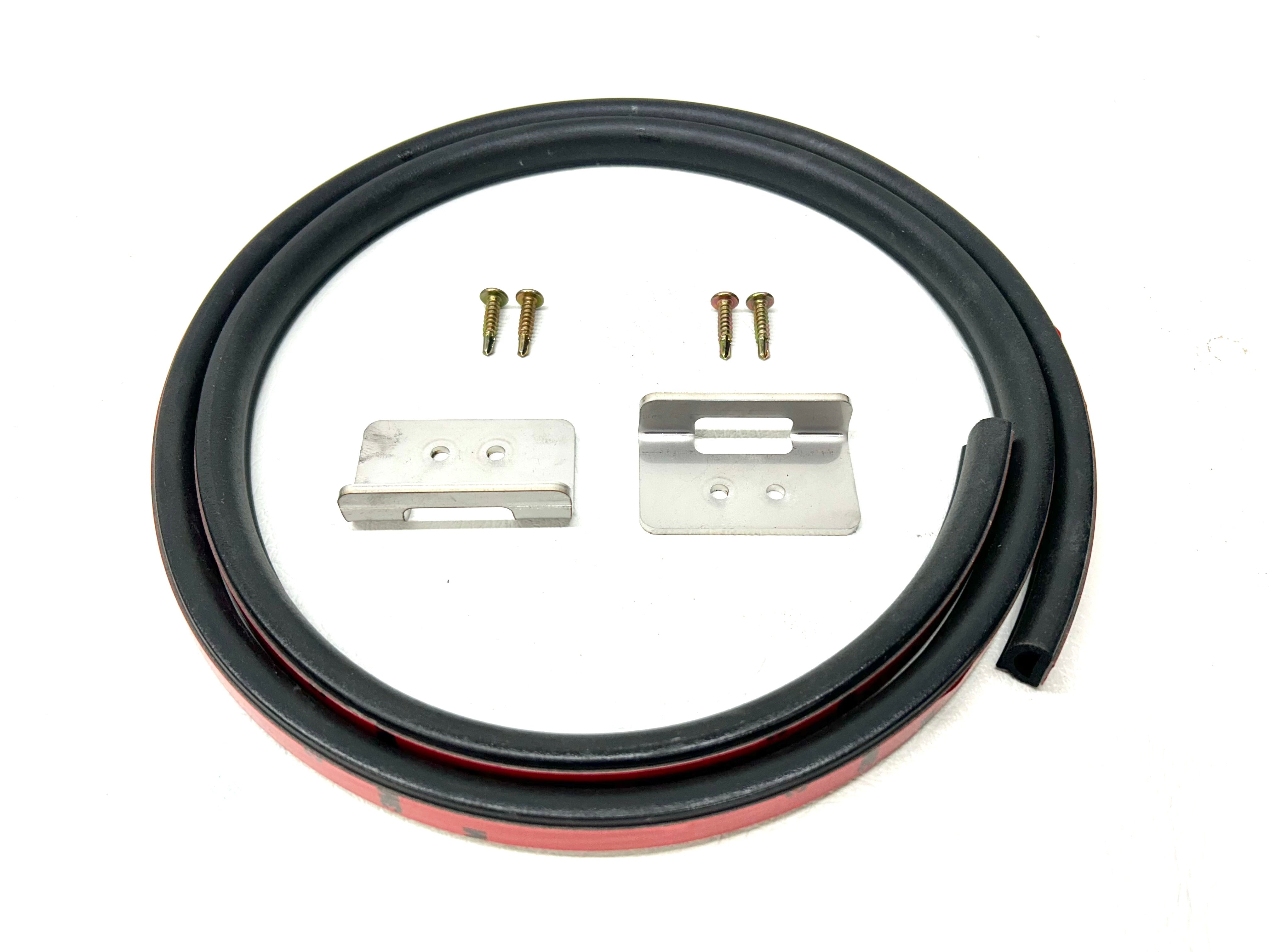 Toyota Hilux 2005-2015 Aftermarket Replacement Ute Lid Hinge Slots FEMALE for Carpeted Fibreglass Lids SET-B Hinges & Seal & Screws