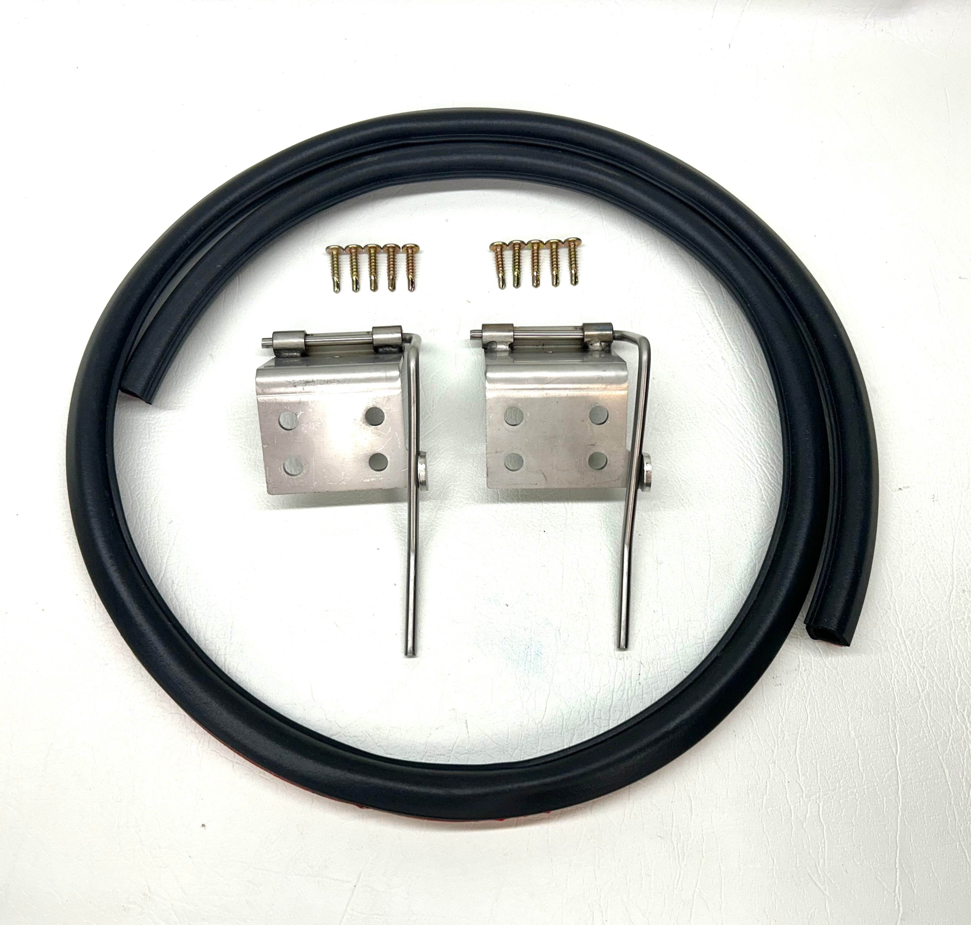 VU VY VZ Commodore 25mm Female Hinge & Pins Fitment on Ute for EGR Ute Lid with Shiny Black Plastic Underneath Kit-D