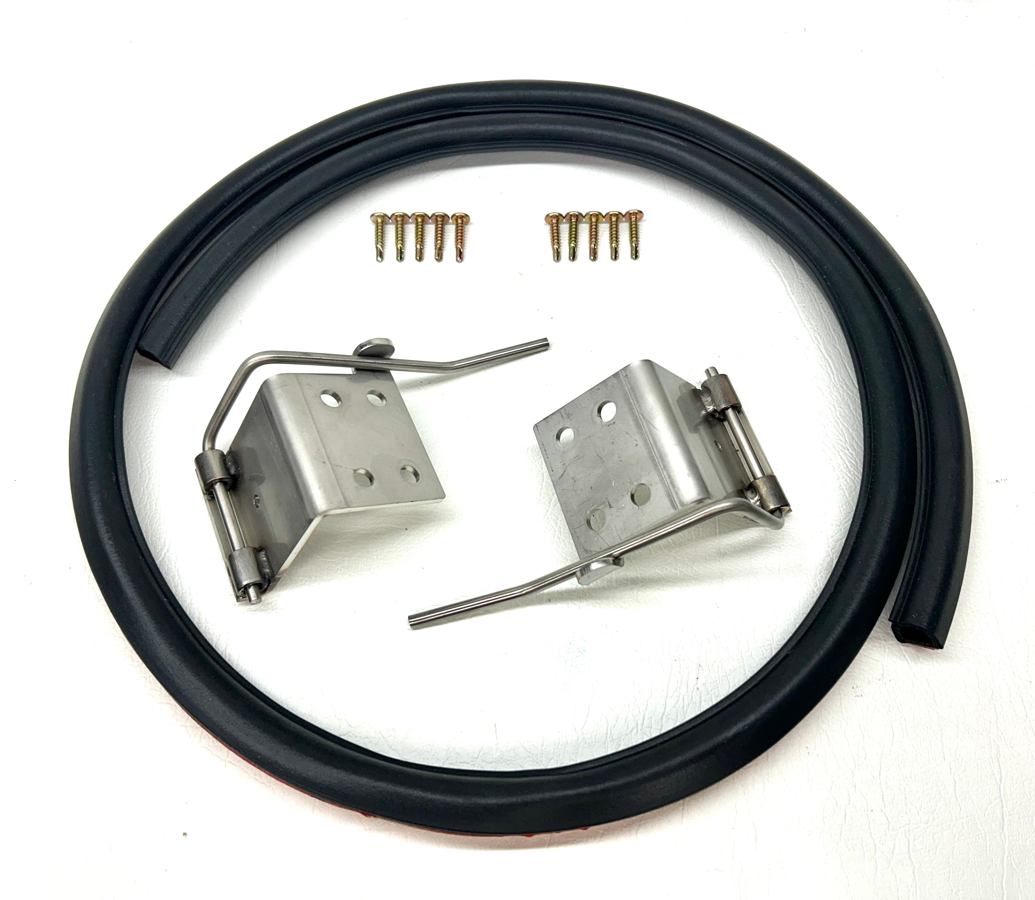 VU VY VZ Commodore 25mm Female Hinge & Pins Fitment on Ute for EGR Ute Lid with Shiny Black Plastic Underneath Kit-D