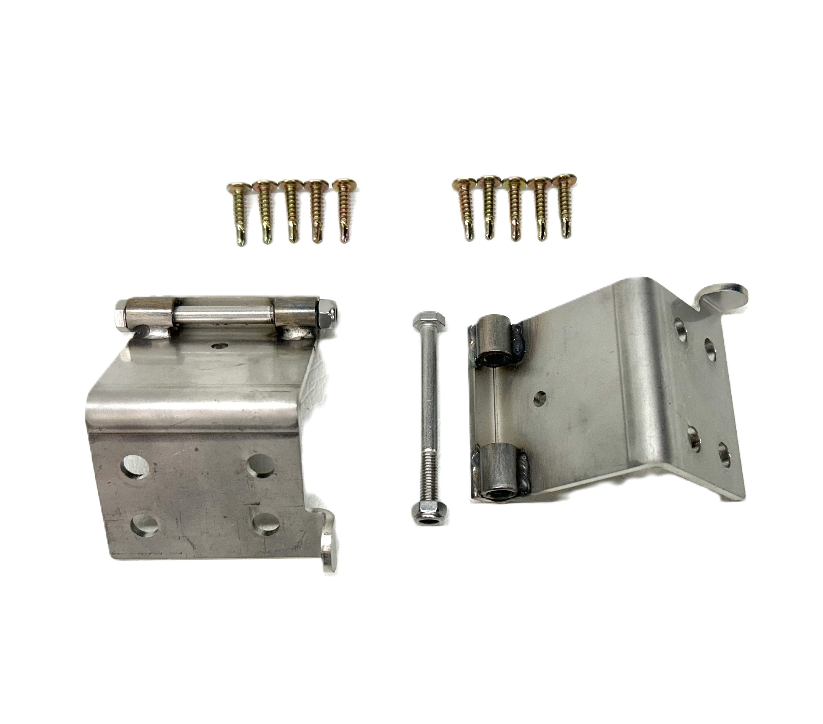 VU VY VZ Commodore 25mm Female Hinge & Bolts Fitment on Ute for EGR Ute Lid with Shiny Black Plastic Underneath Kit-B