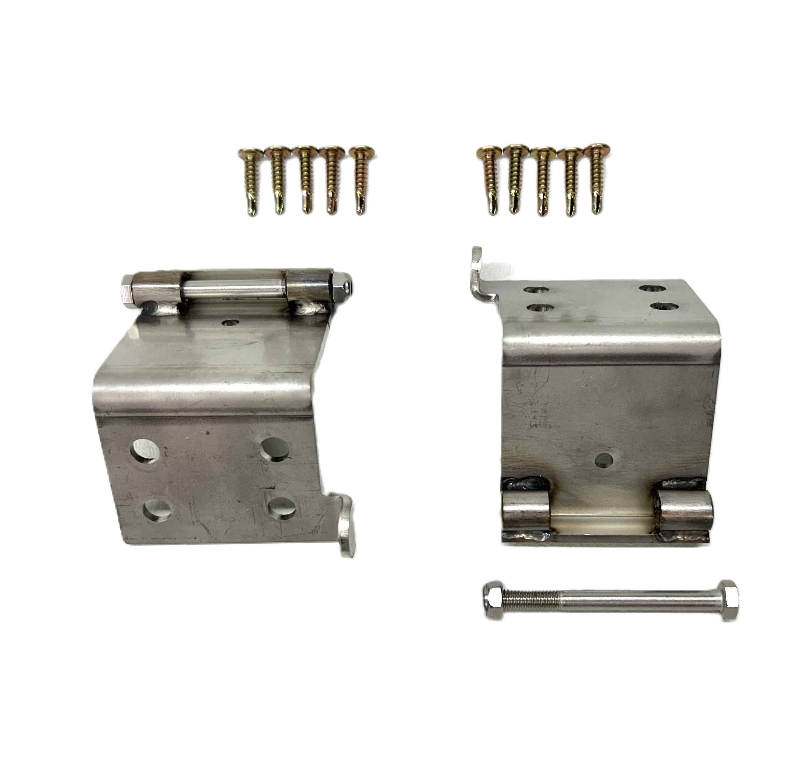 VU VY VZ Commodore 25mm Female Hinge & Bolts Fitment on Ute for EGR Ute Lid with Shiny Black Plastic Underneath Kit-B