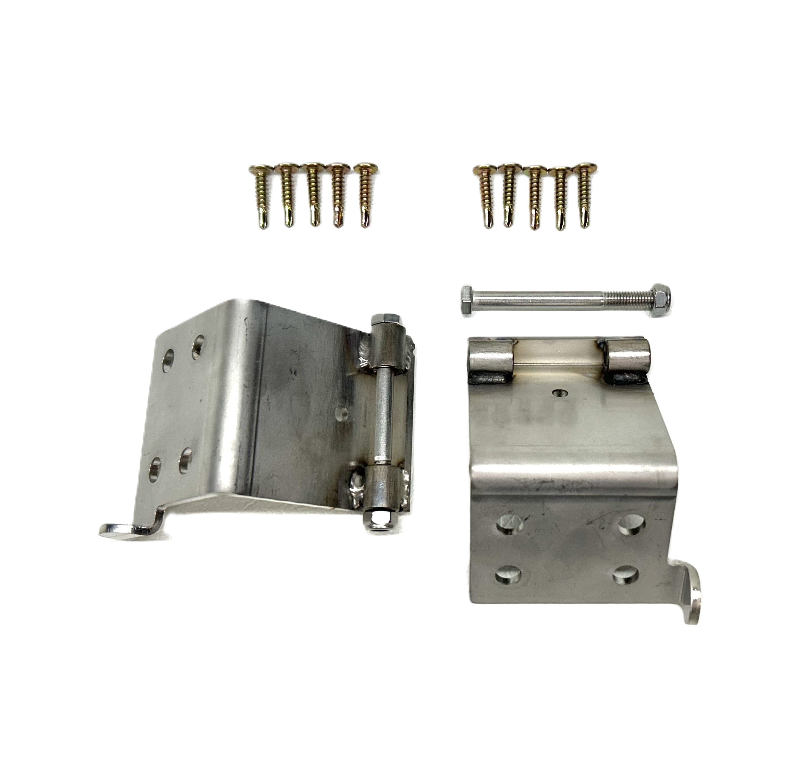 VU VY VZ Commodore 25mm Female Hinge & Bolts Fitment on Ute for EGR Ute Lid with Shiny Black Plastic Underneath Kit-B