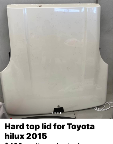 Toyota Hilux Ute Lid Lock Barrel & Keys fits Genuine 2005-2015 Hard EGR Plastic Tonneau Cover