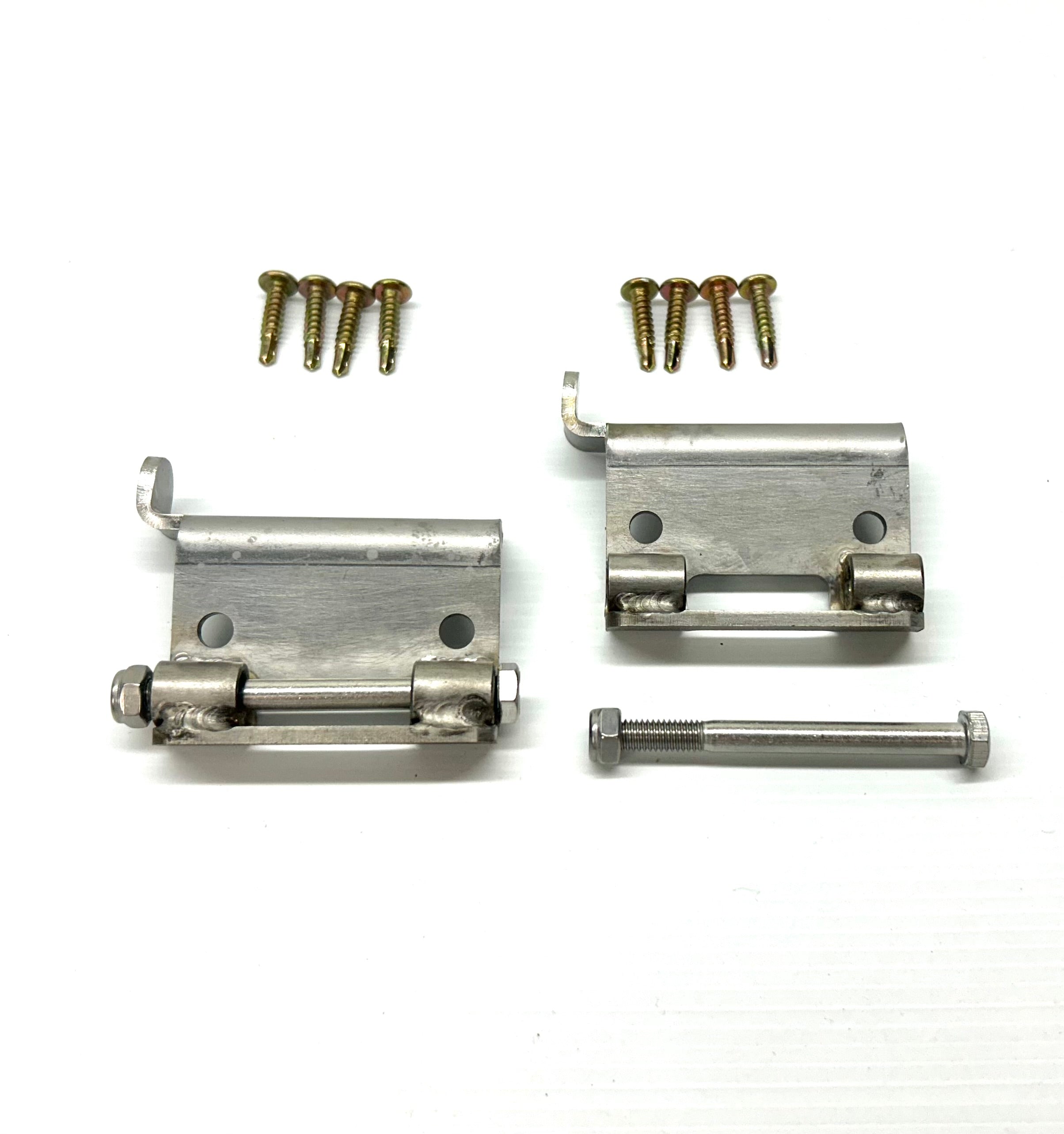 FG Ford Falcon 25mm Female Hinge & Bolts Kit-B for EGR Ute Lid with Shiny Black Plastic Underneath