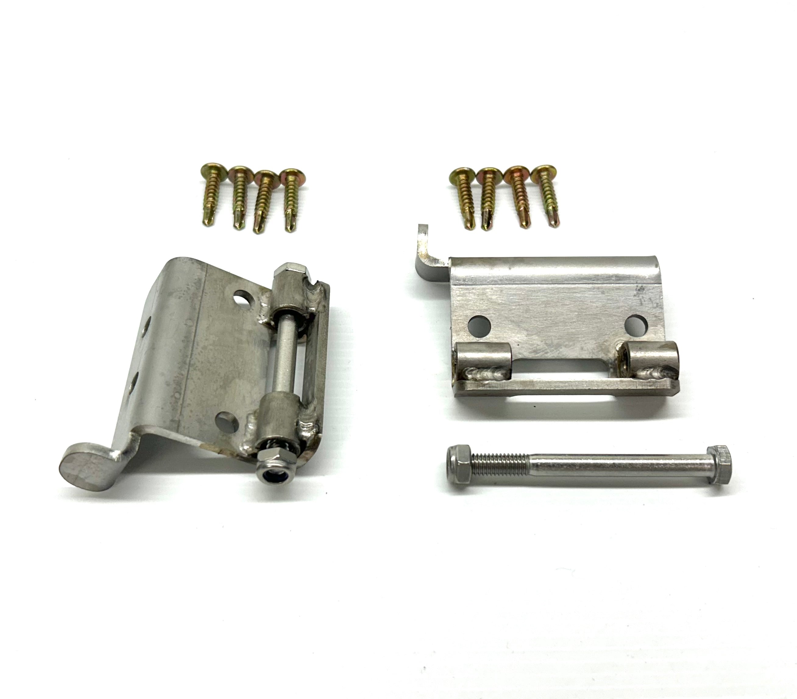 FG Ford Falcon 25mm Female Hinge & Bolts Kit-B for EGR Ute Lid with Shiny Black Plastic Underneath