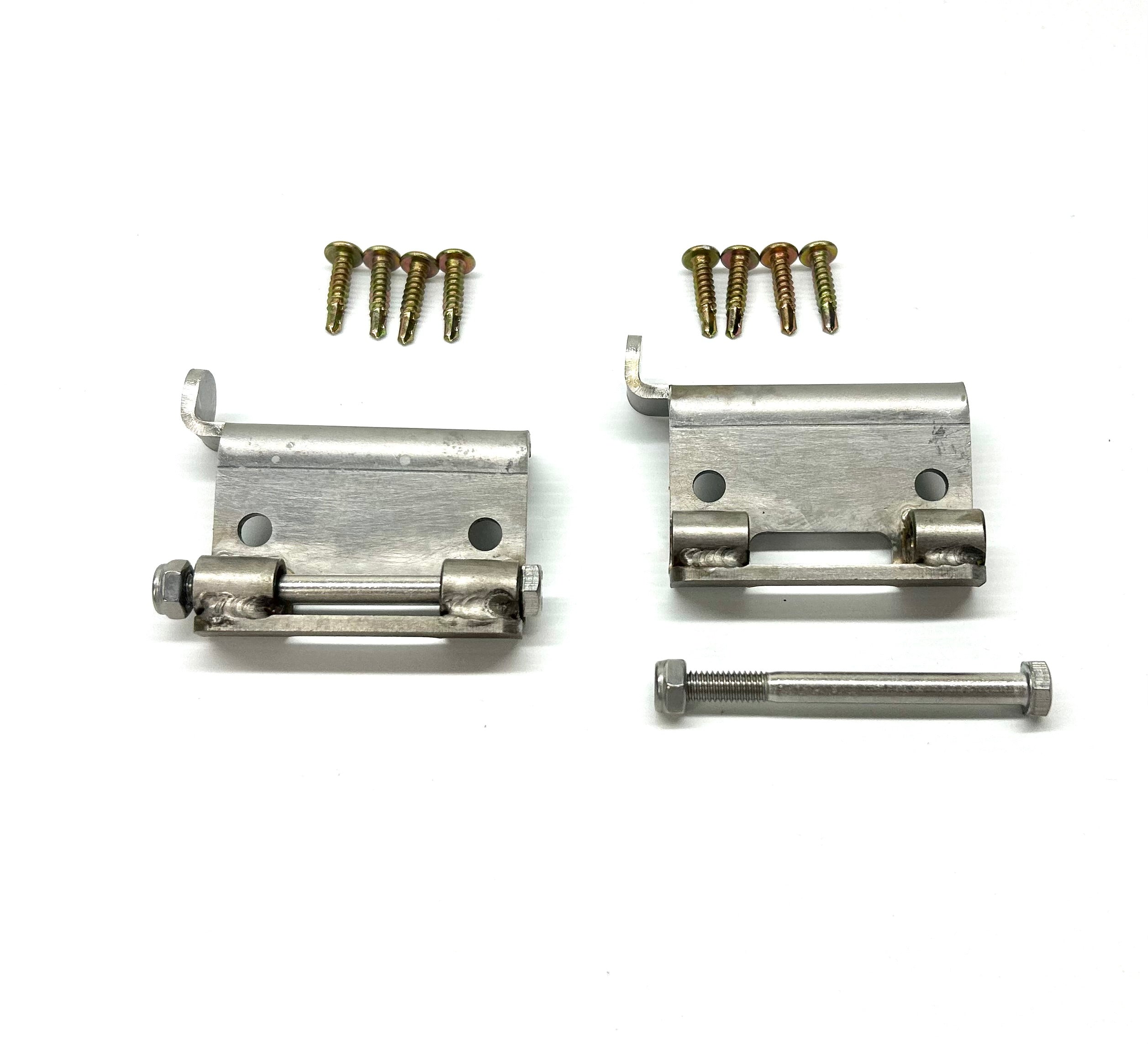 FG Ford Falcon 25mm Female Hinge & Bolts Kit-B for EGR Ute Lid with Shiny Black Plastic Underneath