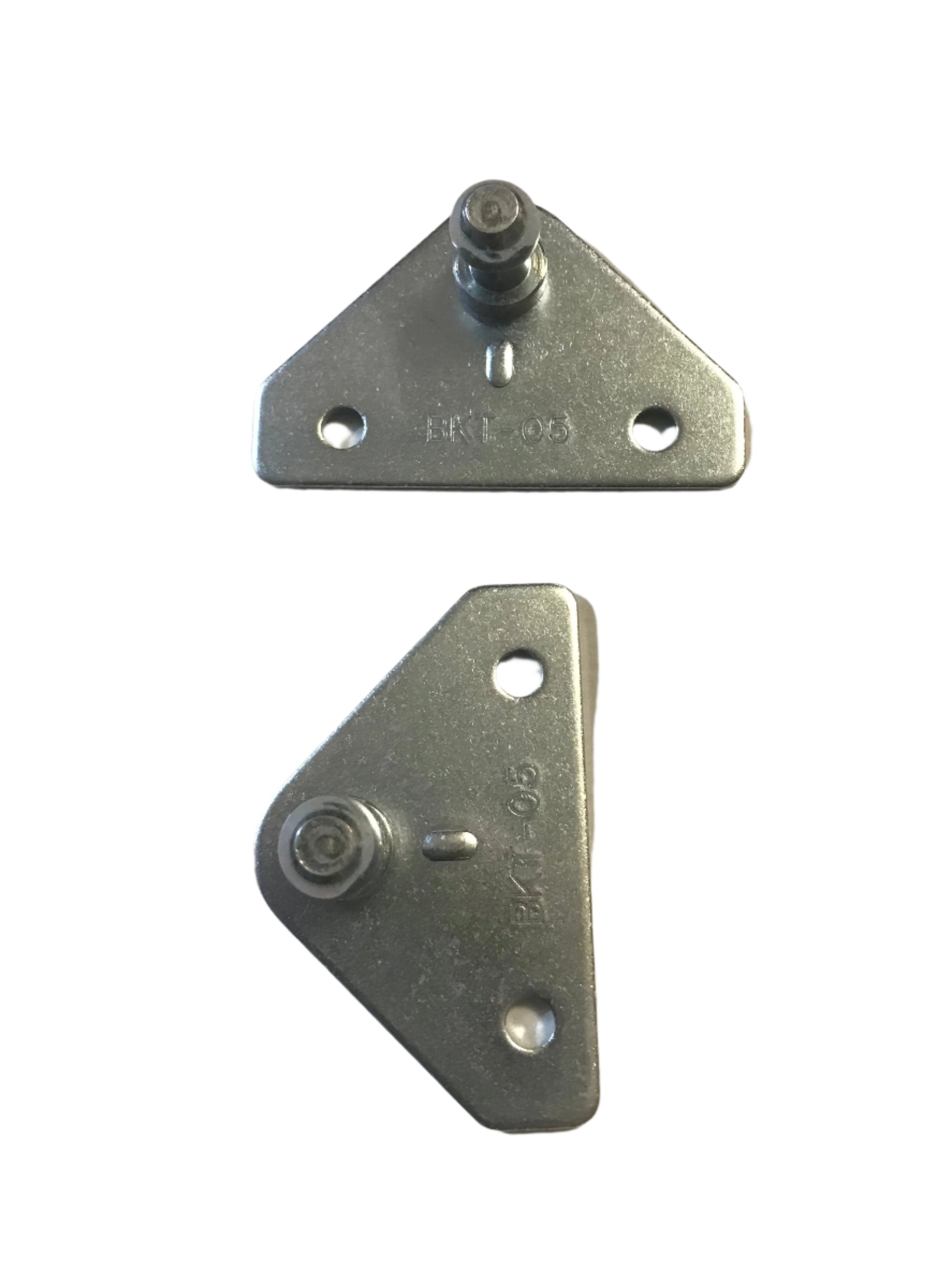 Gas Strut Bracket LID 2 Hole 10mm Ball Head for EGR Ute Lids with Shiny Black Plastic Underneath