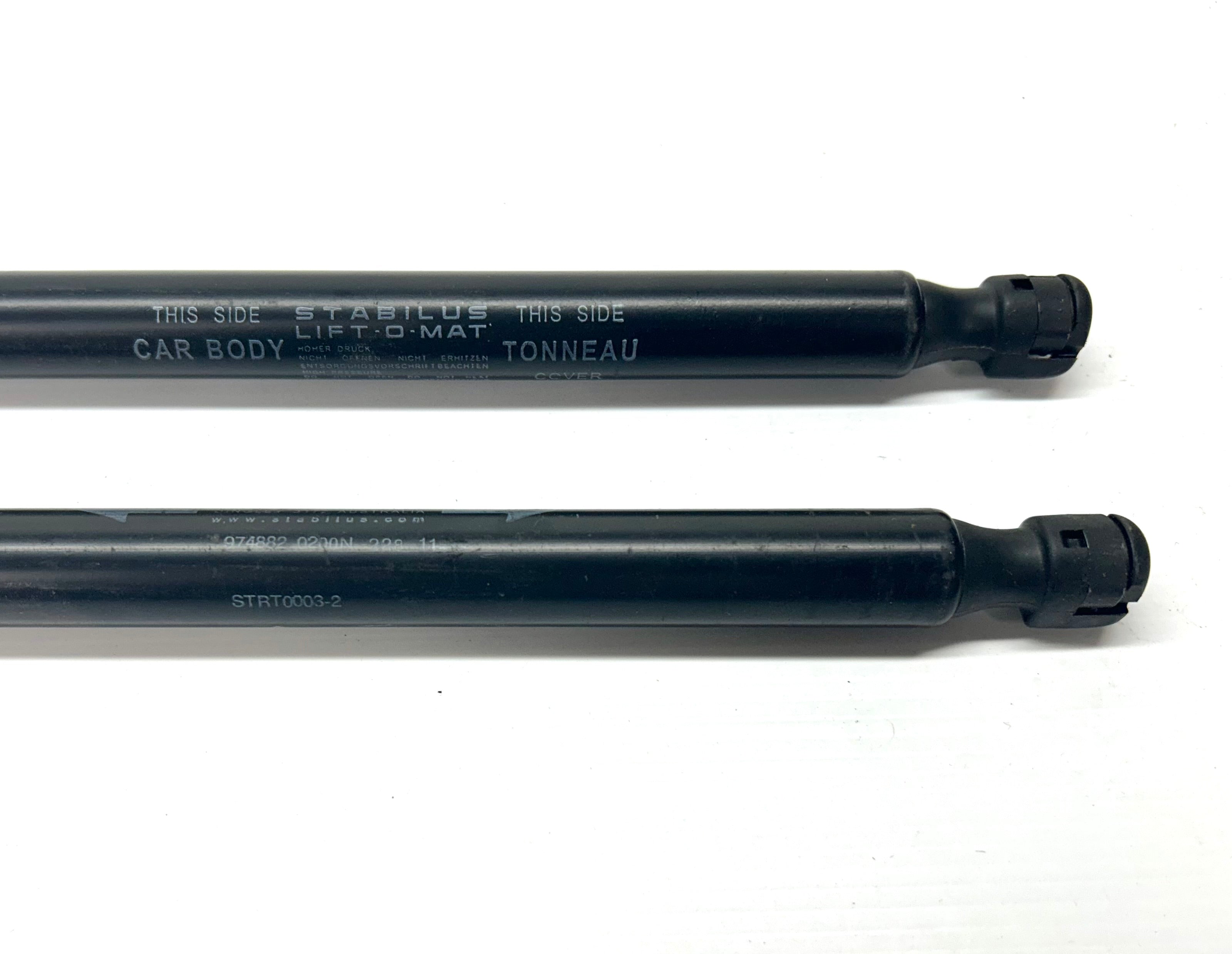 Stabilus Gas Strut FG Ford Falcon EGR Plastic Ute Lid Cover 974882 - STRT0003-2 M10-M8 Ball Heads