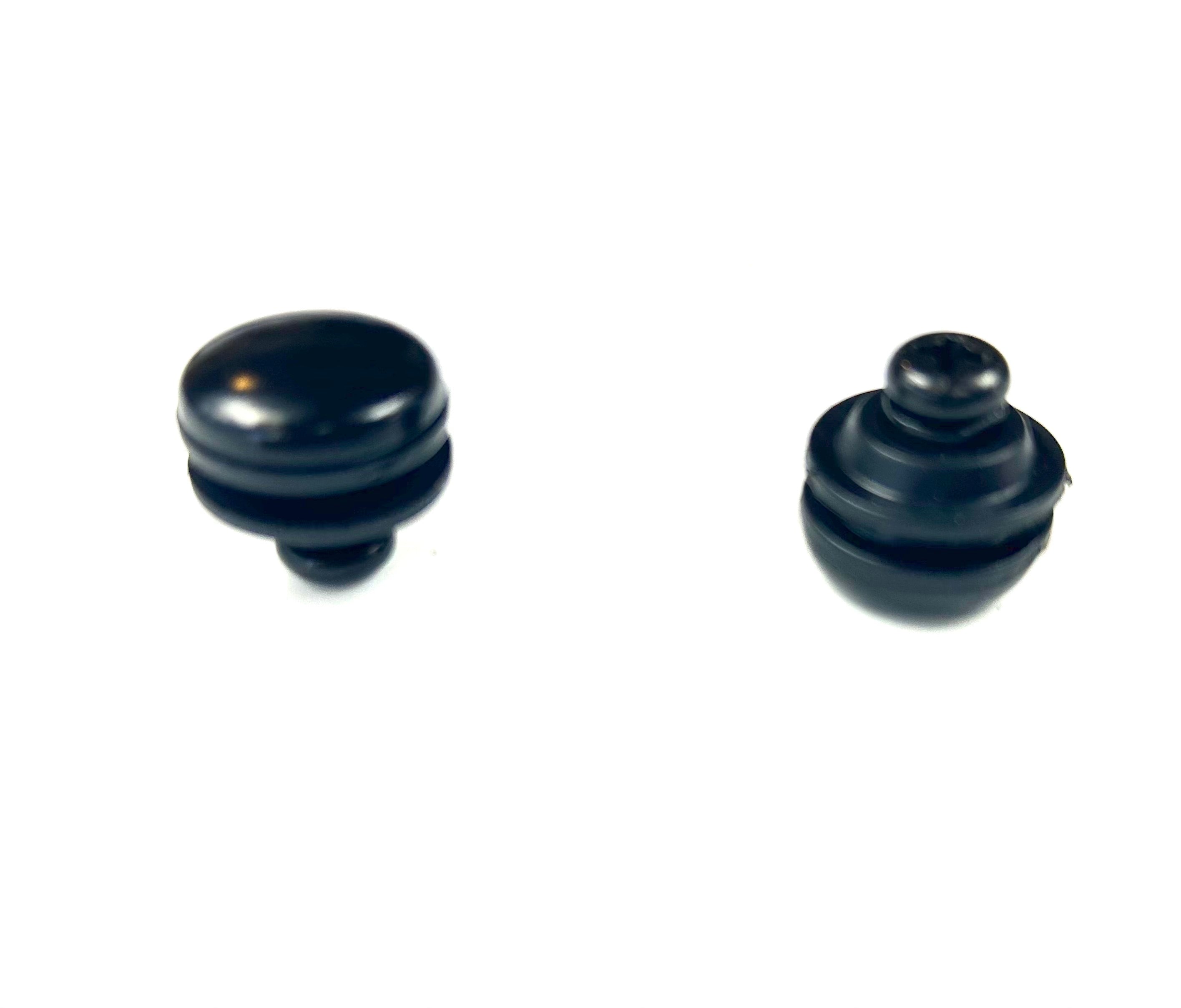 Canopy 16 x Black Round Head Glass Window Mounting Hardware Bolts