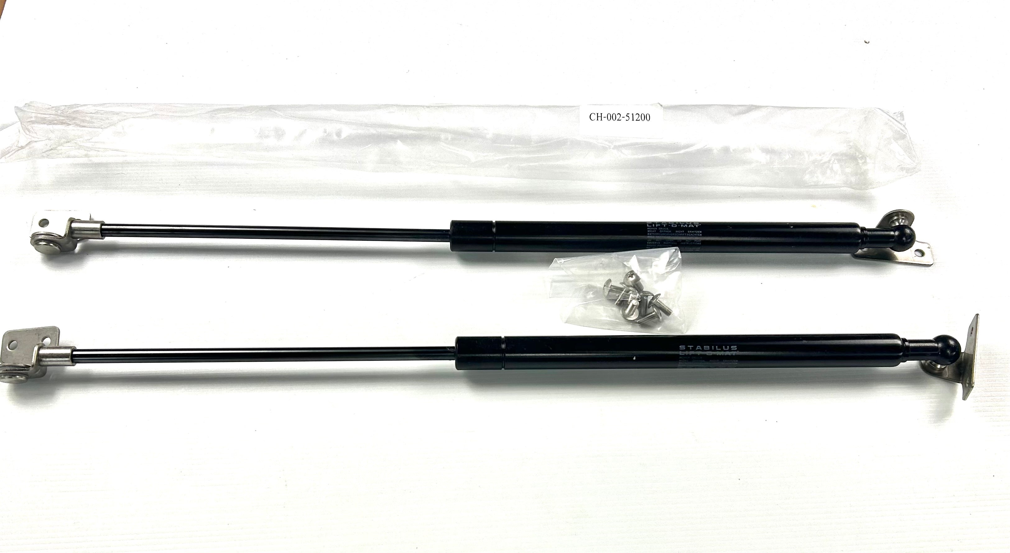 Alpha GSX Canopy Rear Lift Up Window Gas Struts & Brackets Stabilus Hardtop
