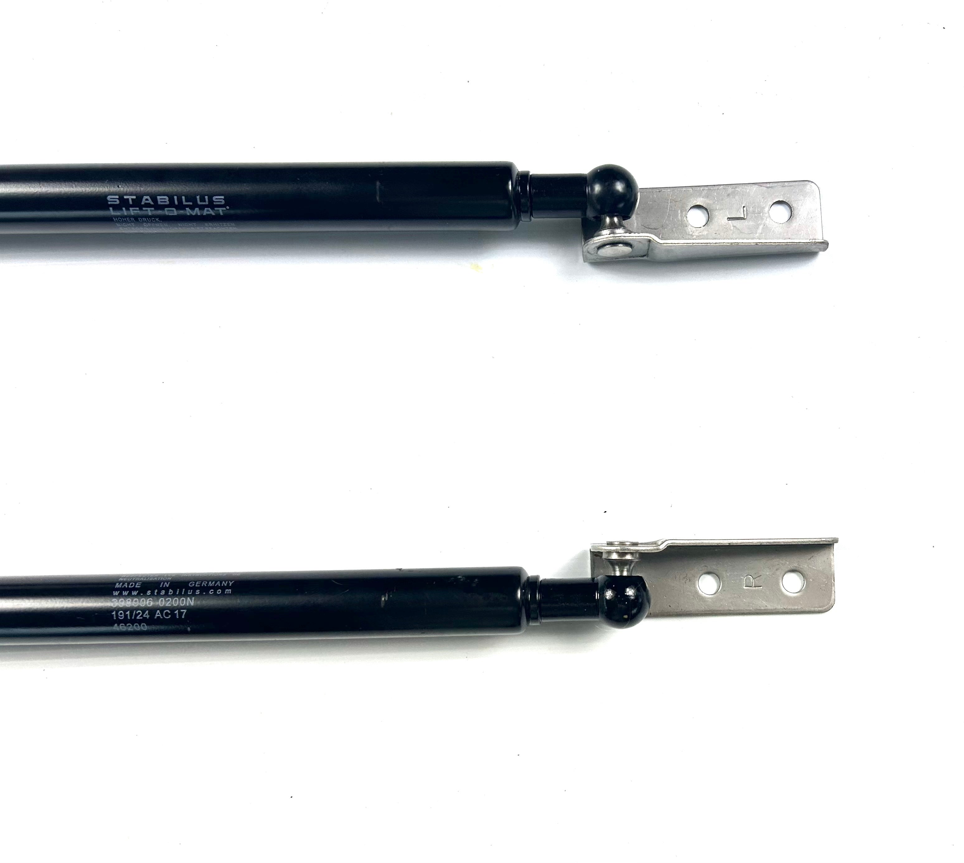 Alpha CME Canopy Rear Lift Up Window Gas Struts & Brackets Stabilus Hardtop