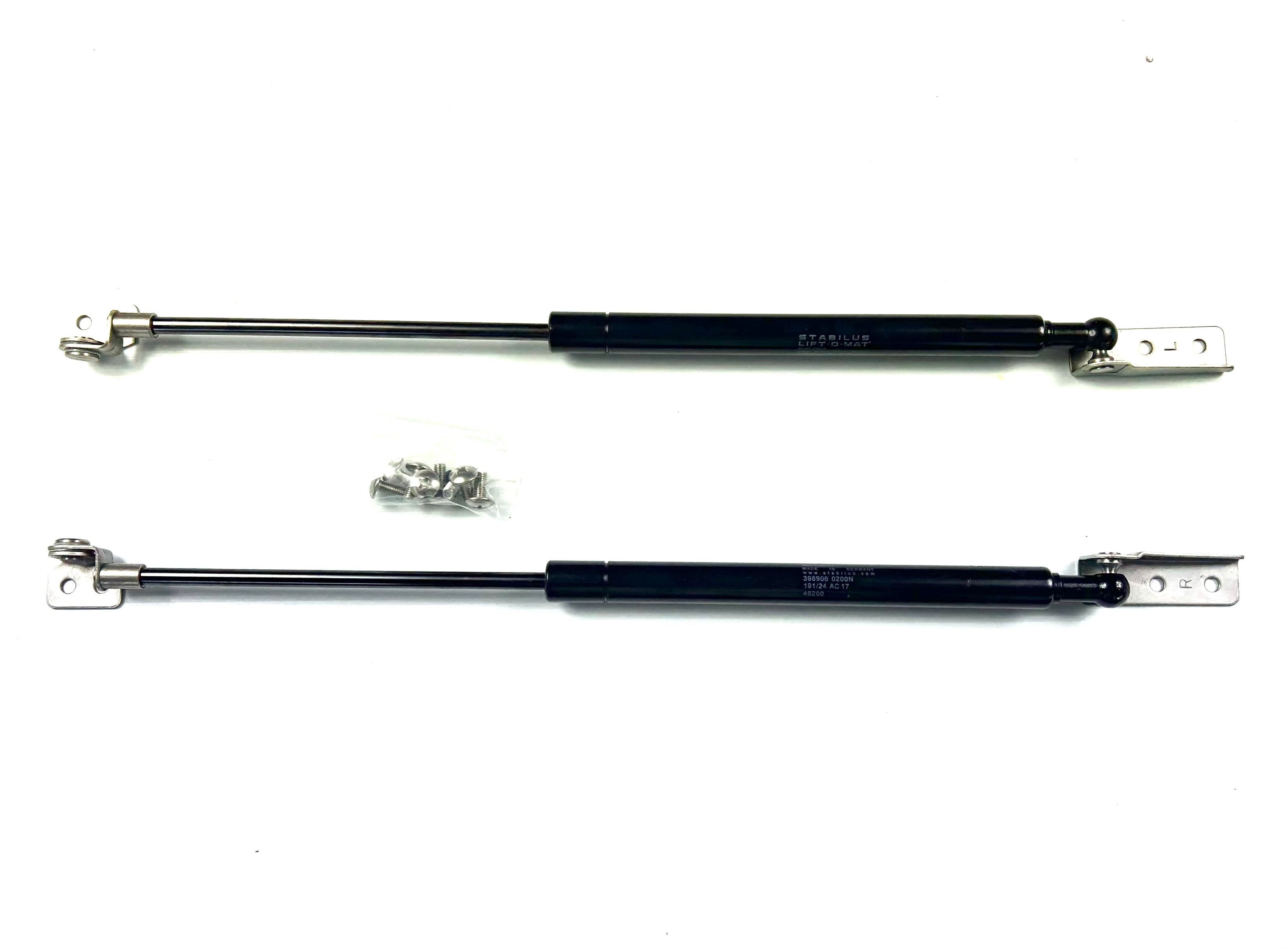 Alpha CME Canopy Rear Lift Up Window Gas Struts & Brackets Stabilus Hardtop