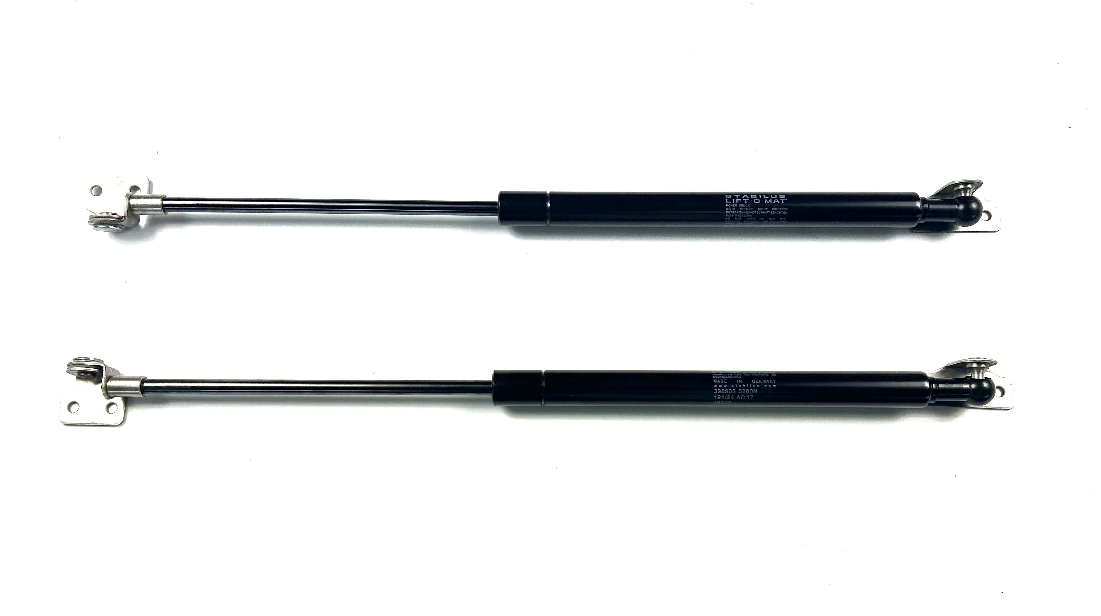 Alpha CMX Canopy Rear Lift Up Window Gas Struts & Brackets Stabilus Hardtop