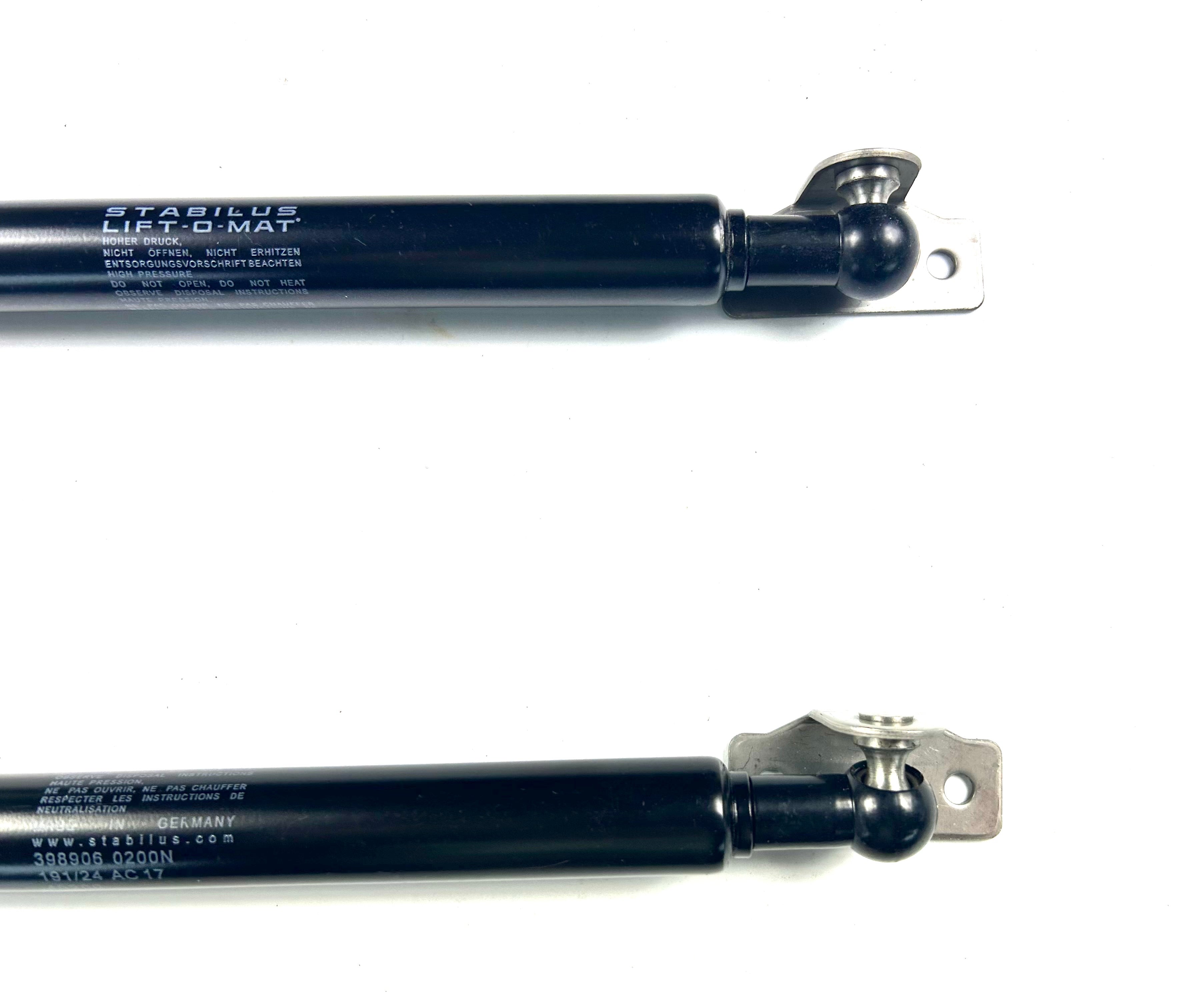 Alpha CMX Canopy Rear Lift Up Window Gas Struts & Brackets Stabilus Hardtop