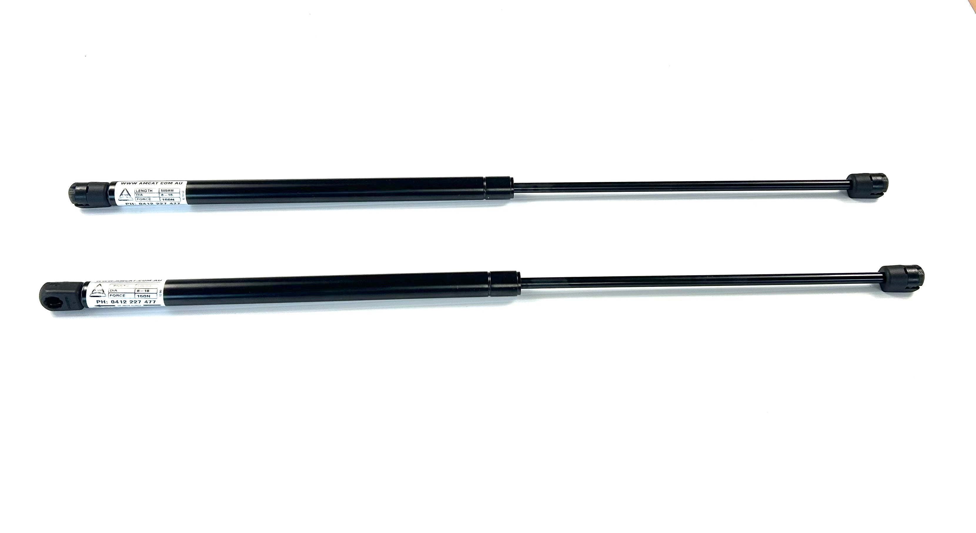 Toyota Hilux 2006-2015 EGR Plastic Ute Lid Hard Tonneau Covers M10-M10 Ball Heads 585mm x 150n