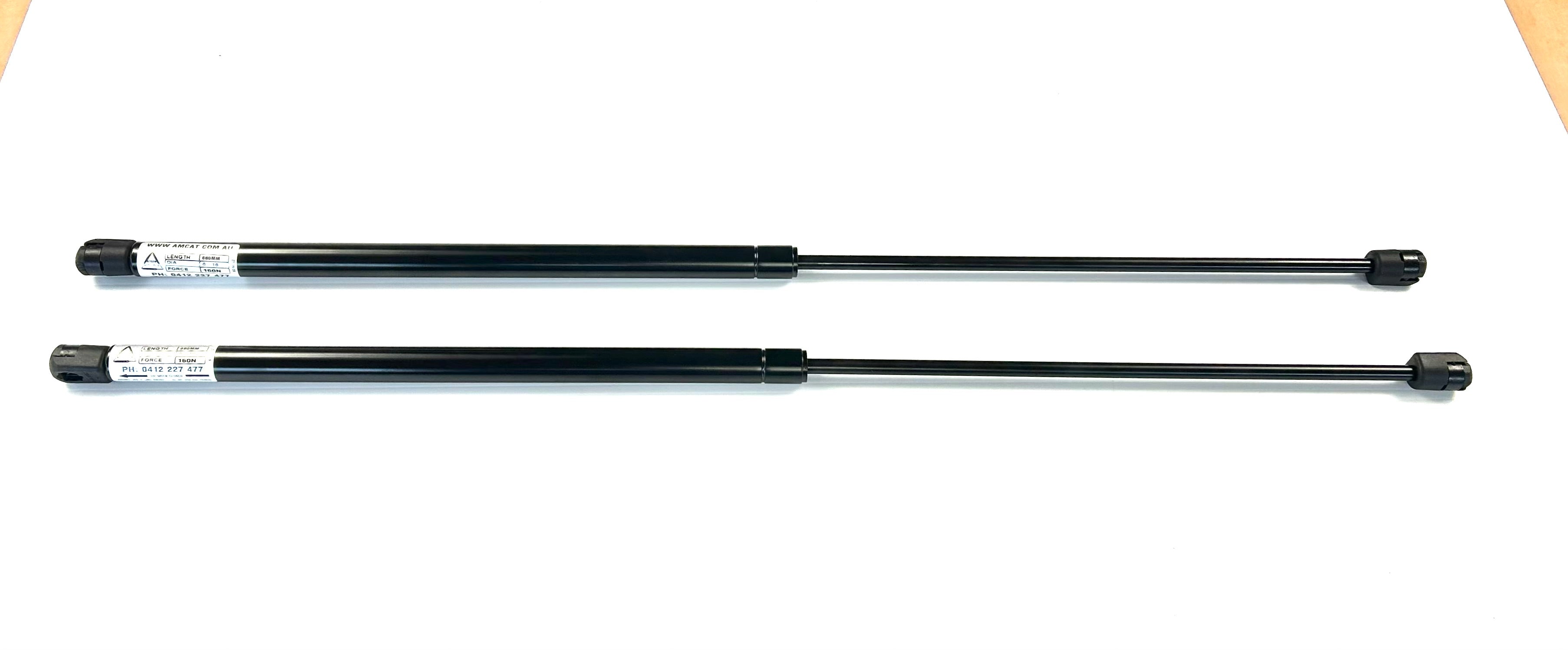 VE VF Commodore Ute Lid Gas Struts fit EGR Plastic Hard Tonneau Cover M10-M10 Ball Heads 700mmx200n
