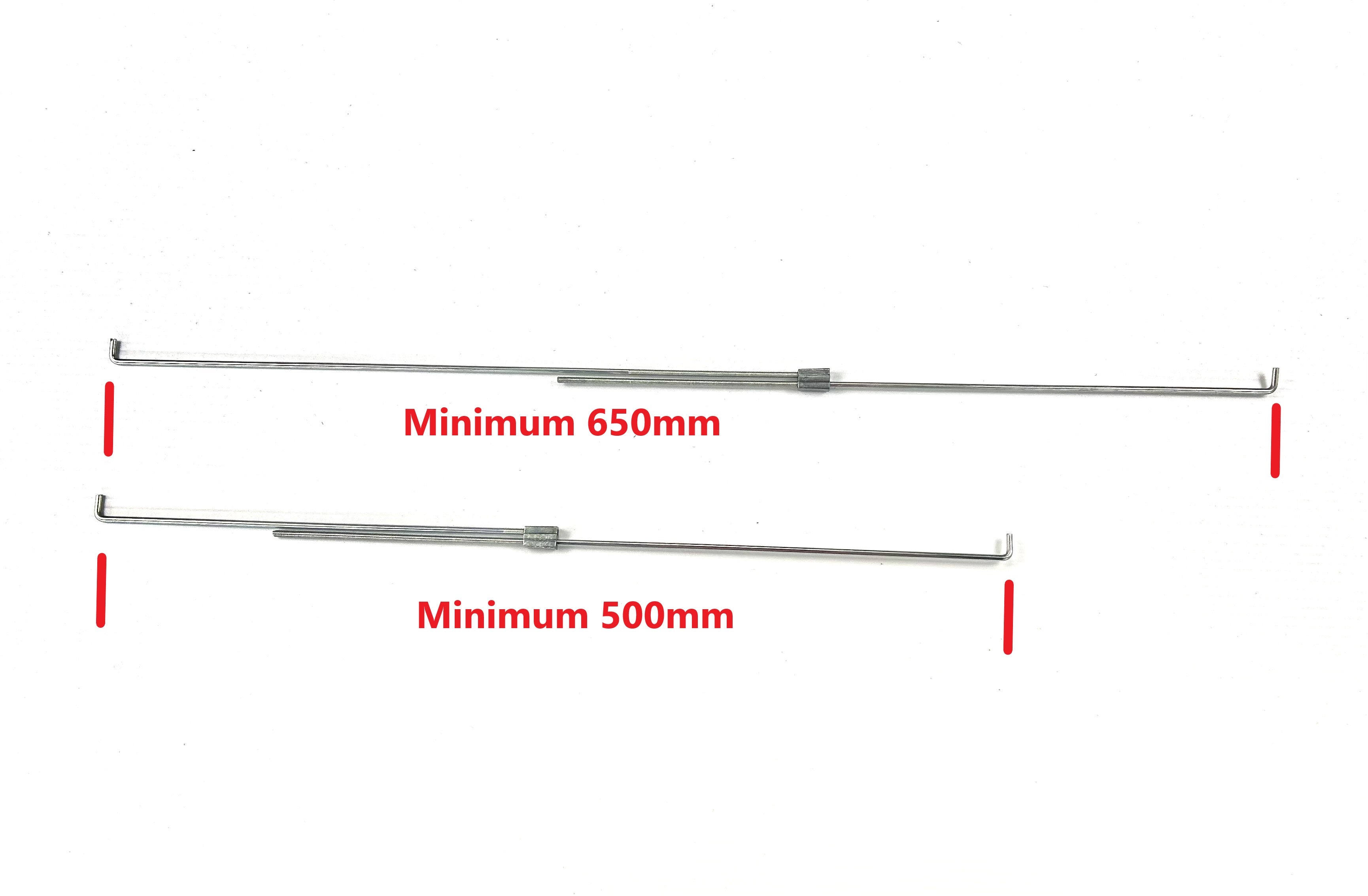 LONG Threaded Wire Adjustable Connecting Rods for Canopy Window & Ute Lids R3L1S