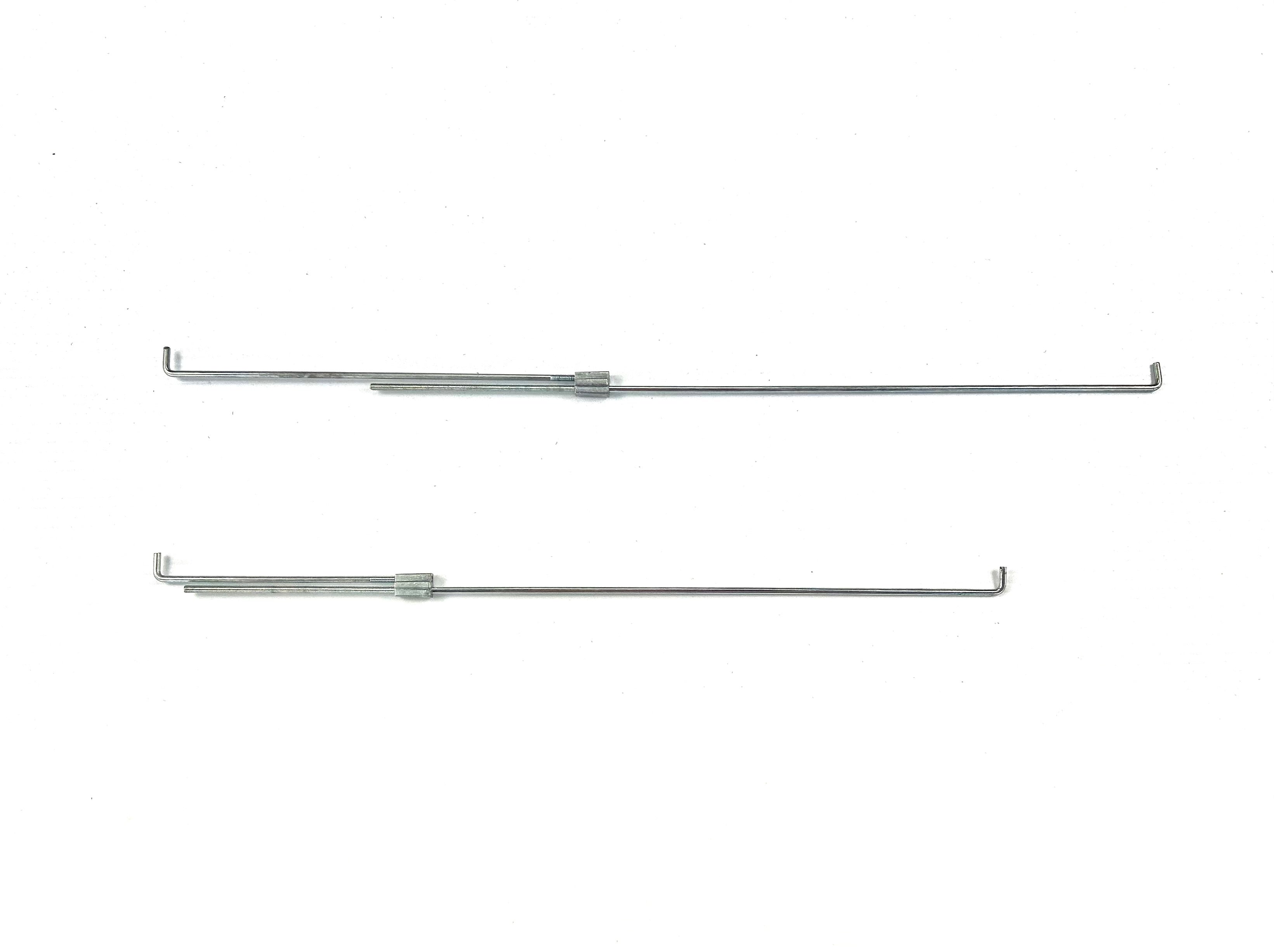 SHORT Threaded Wire Adjustable Connecting Rods for Canopy Window & Ute Lid R2L2S