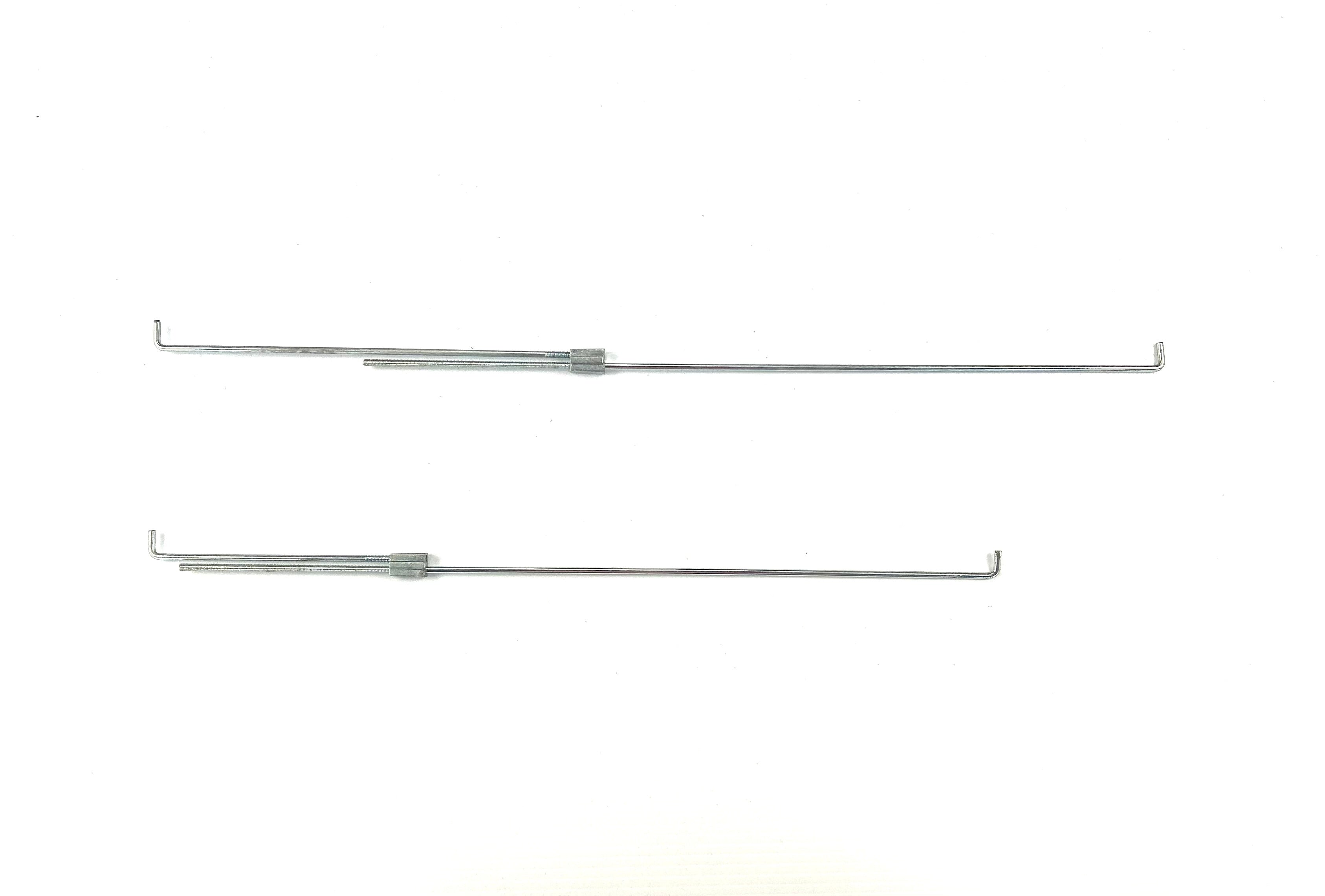 SHORT Threaded Wire Adjustable Connecting Rods for Canopy Window & Ute Lid R2L2S