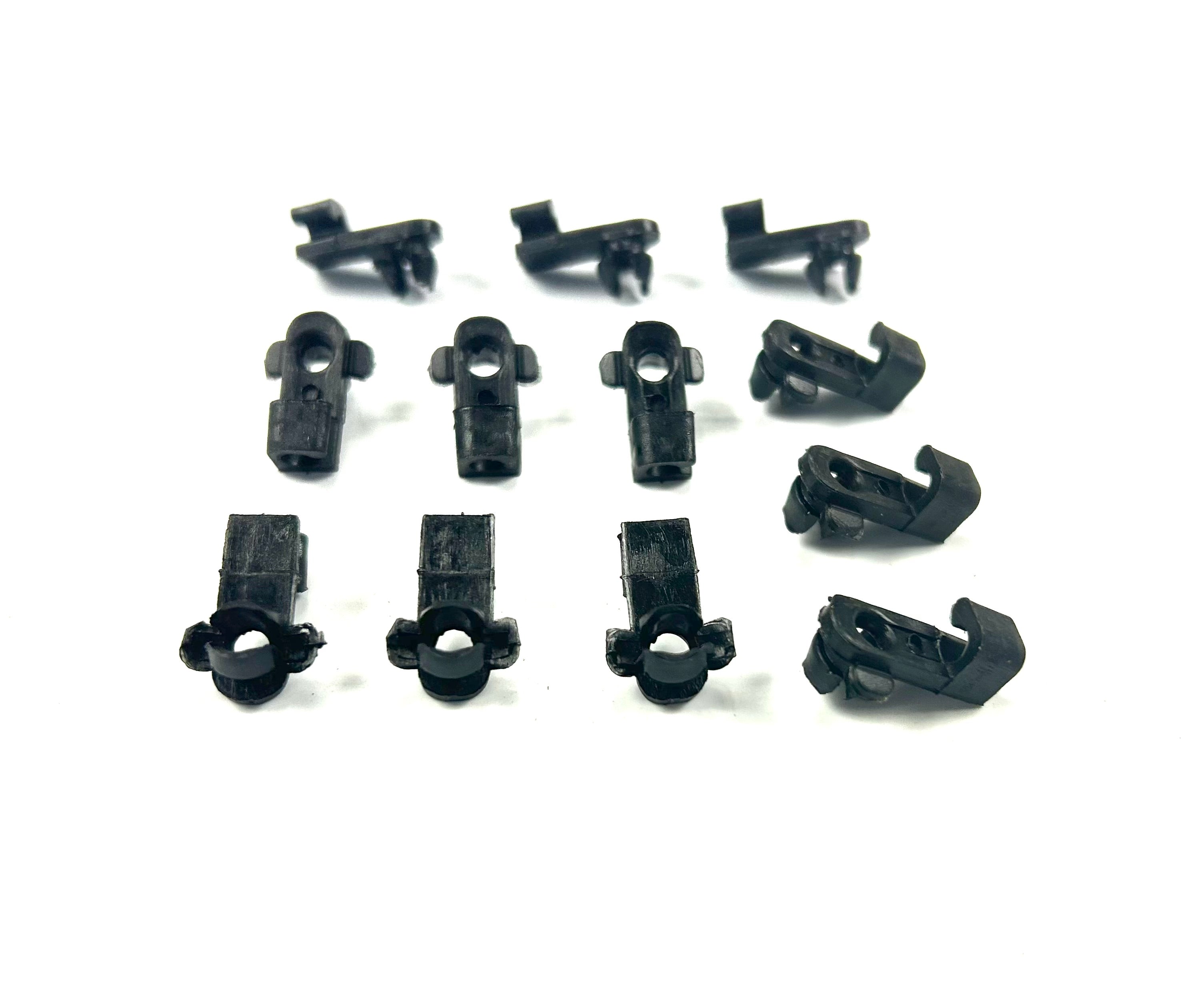 12 x Plastic Clips for Threaded Wire Connecting Lock Rods on Ute Lids & Canopies