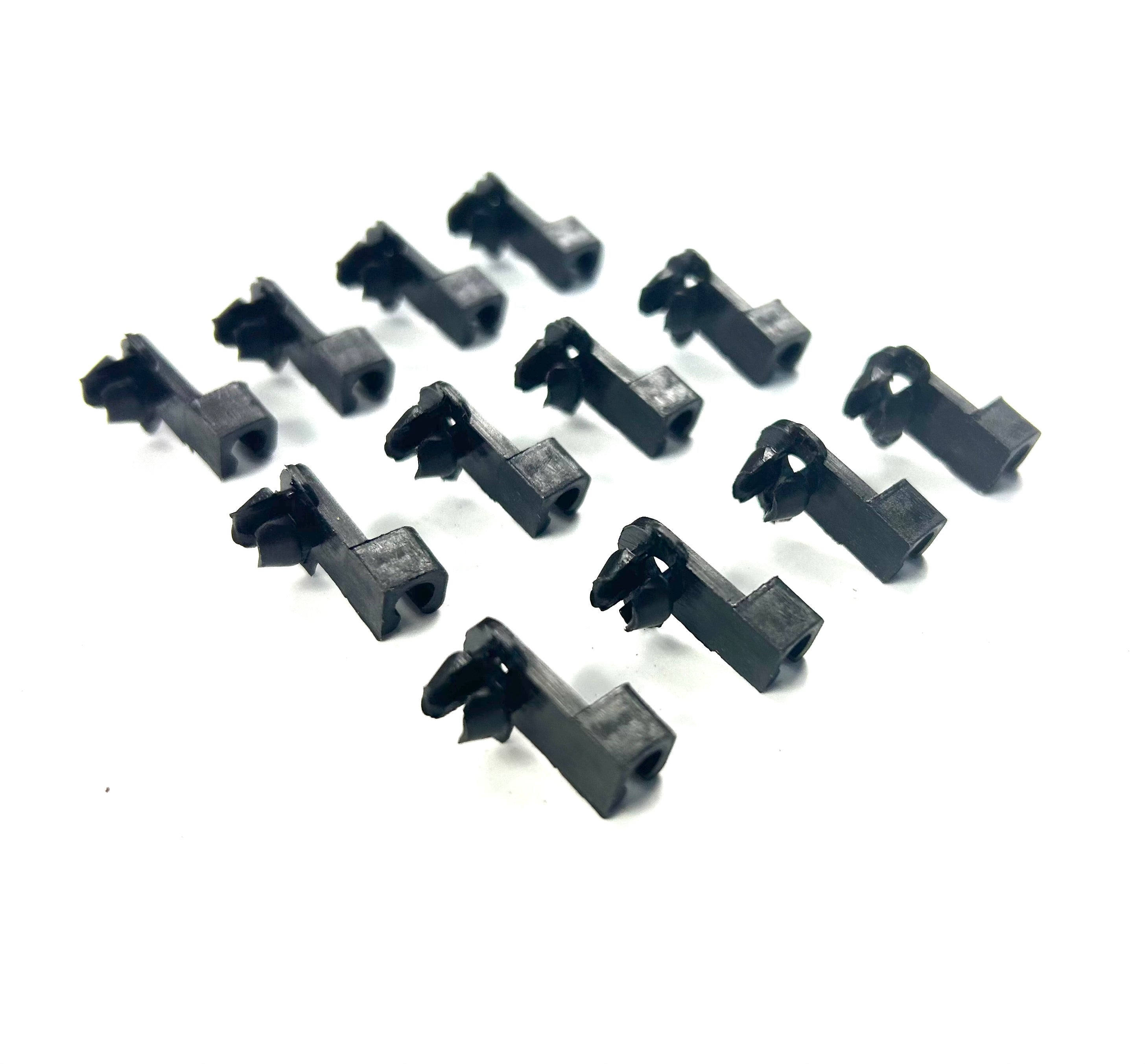 12 x Plastic Clips for Threaded Wire Connecting Lock Rods on Ute Lids & Canopies