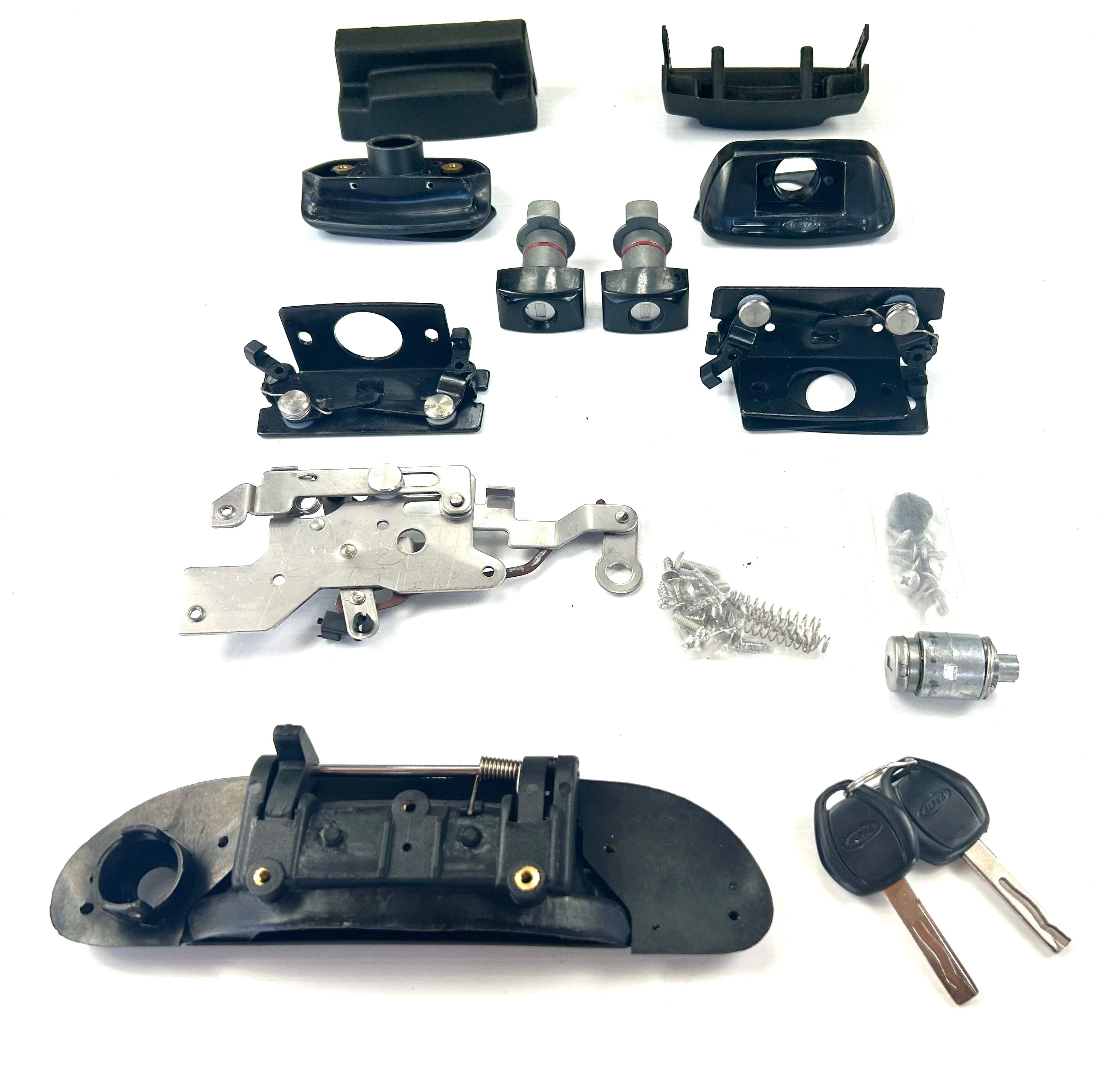 ALPHA GSX Canopy Lock Set Rear Handle + 2 Side Lift Up Door Window Locks HardTop