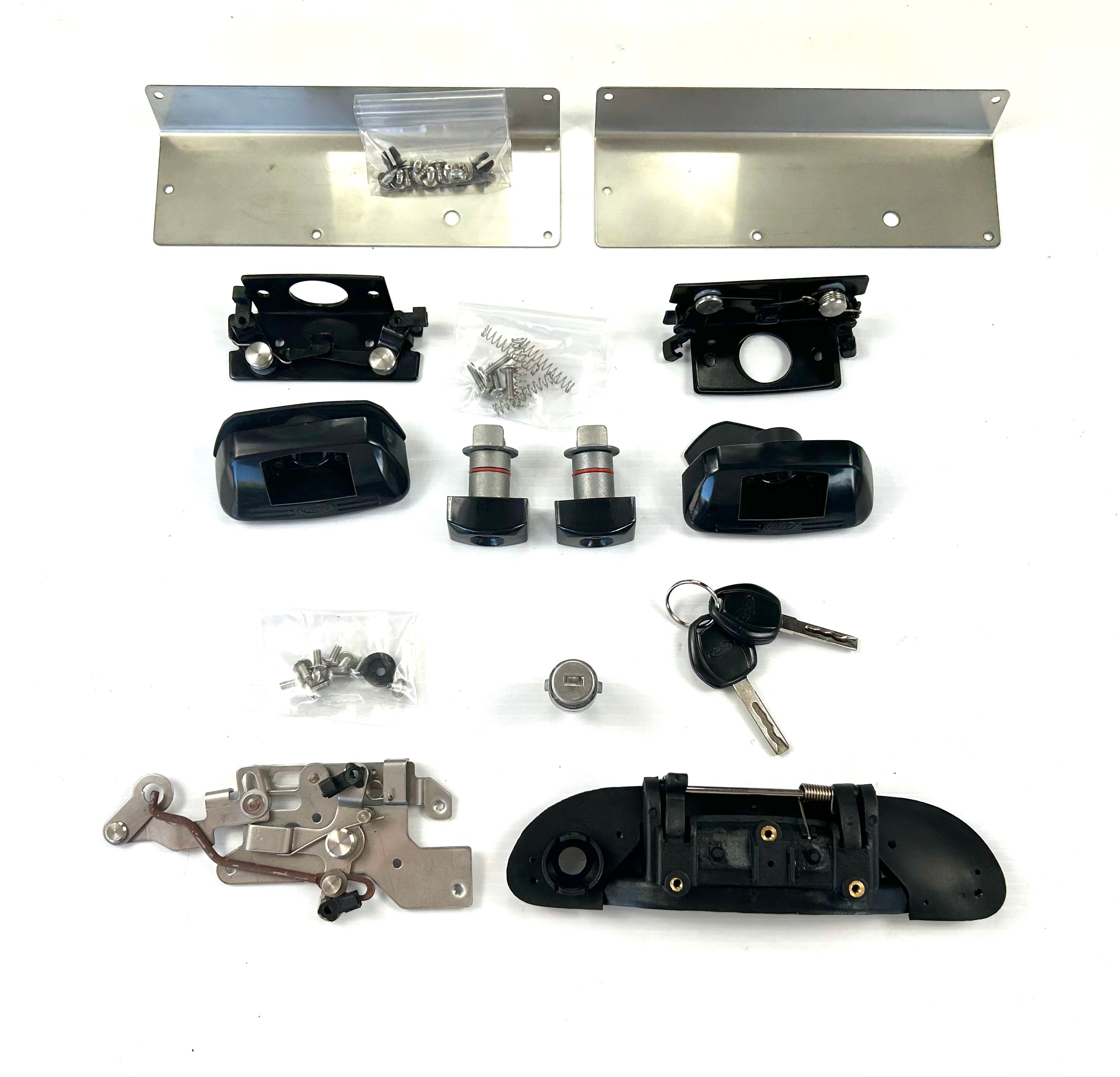 ALPHA CMX Canopy Lock Set Rear Handle + 2 Side Lift Up Door Window Locks HardTop