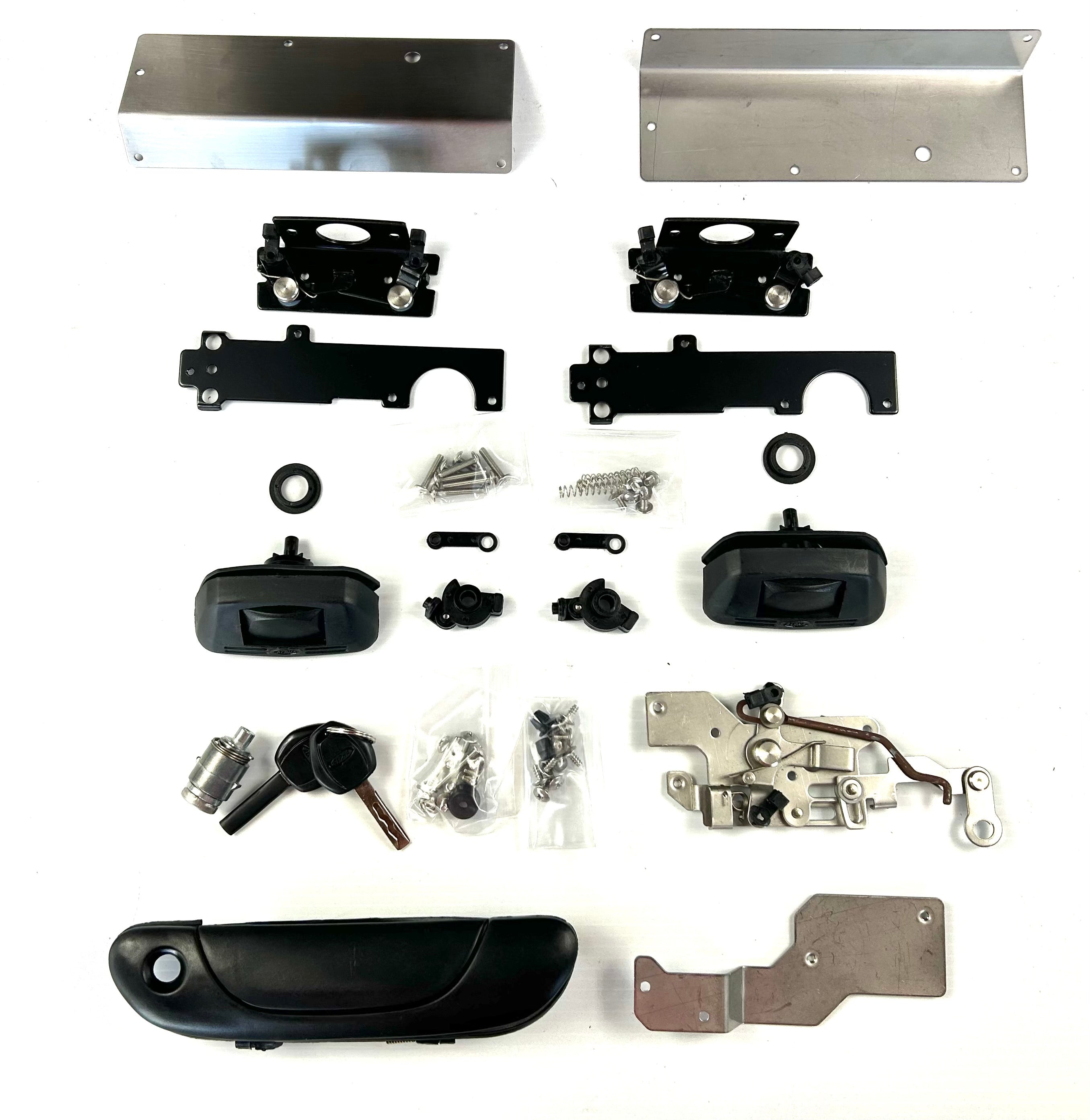 ALPHA CMX Canopy Central Locking Rear Handle + 2 Side Lift Up Door Window Locks HardTop