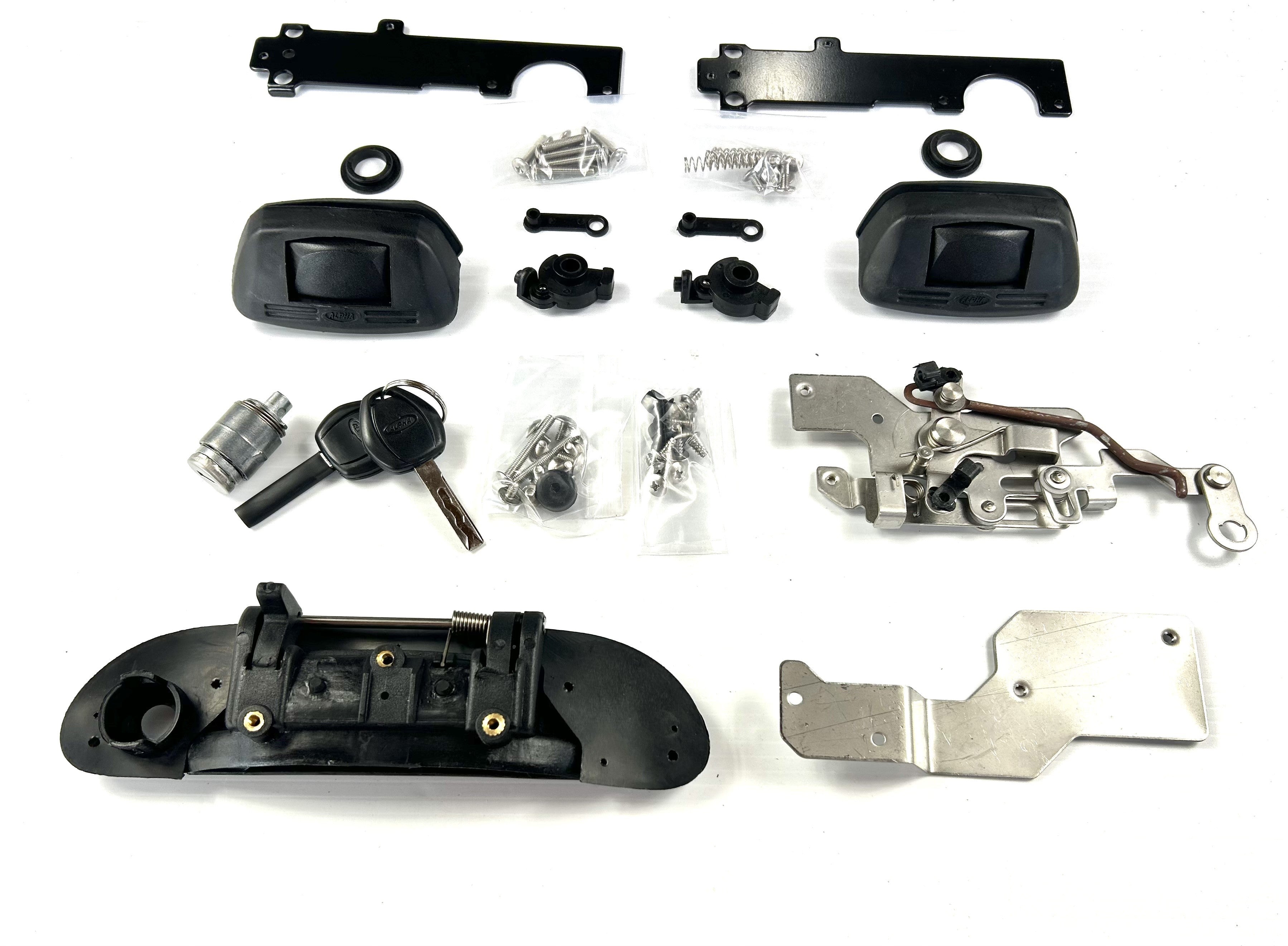 ALPHA CMX Canopy Central Locking Rear Handle + 2 Side Lift Up Door Window Locks HardTop