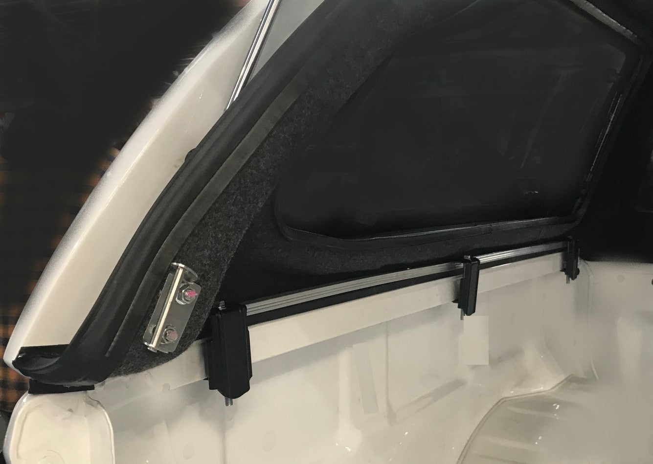 FG Ford Falcon Clamps 6 x Black Metal Canopy Ute Mounting Fitting Kit Removable G-Clamp Ute Tub