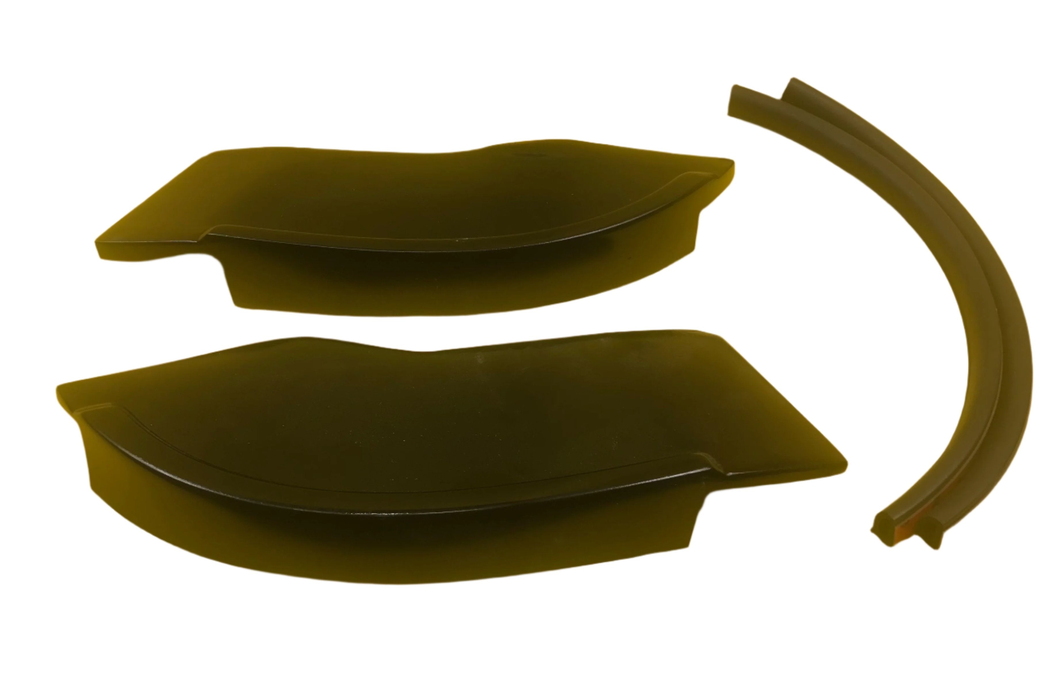 VU VY VZ Commodore Ute Lid Front Corner Infills RAW For EGR Plastic Lids with Shiny Black Plastic Underneath