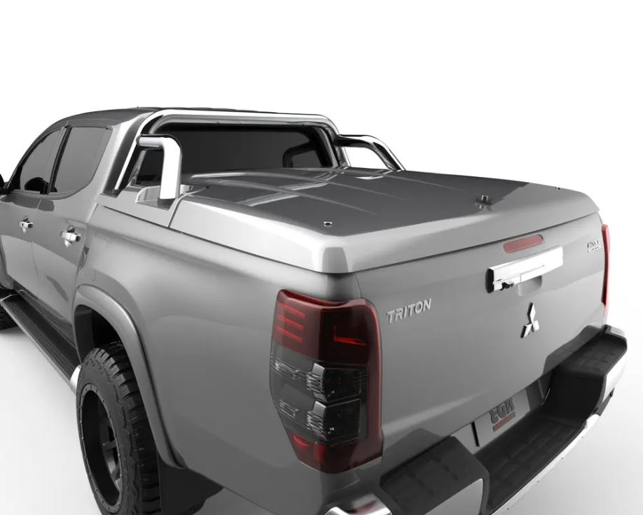 Mitsubishi Triton MQ MR 1P & 3P EGR Plastic Ute Lid Hard Tonneau Covers M10-M10 Ball Heads 585mm x 200n