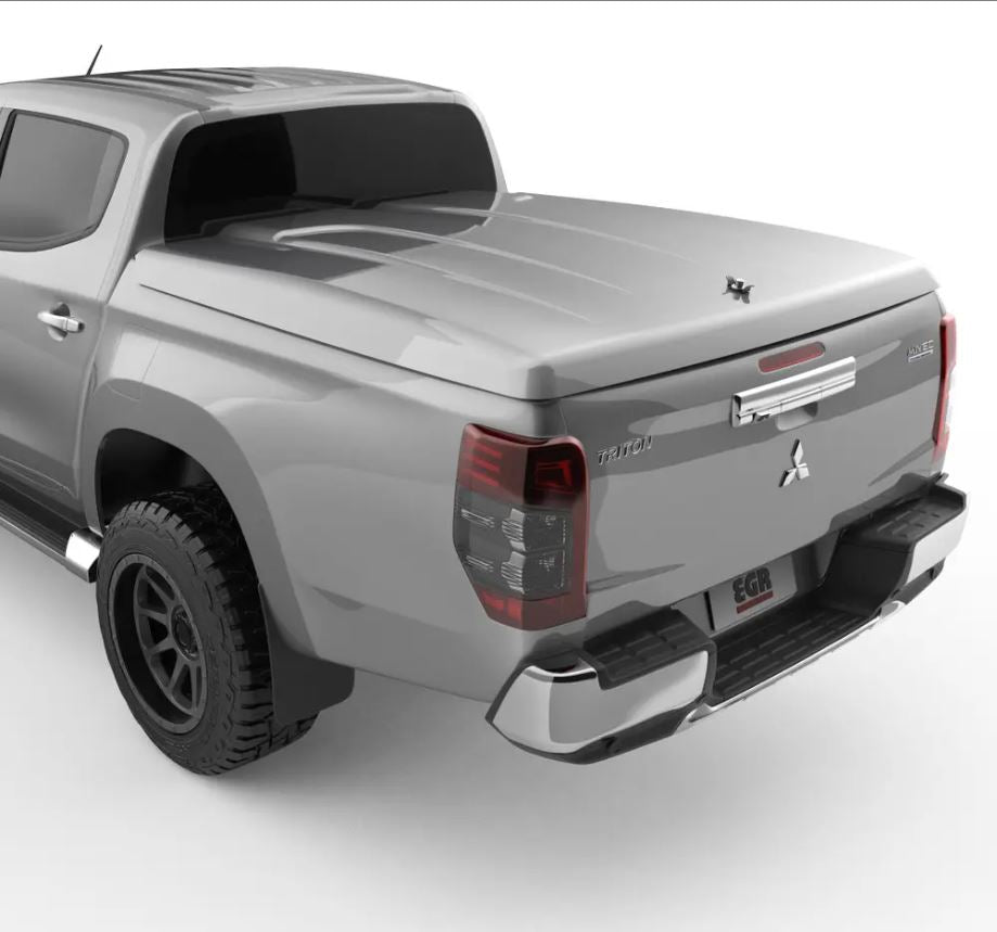 Mitsubishi Triton MQ MR 1P & 3P EGR Plastic Ute Lid Hard Tonneau Covers M10-M10 Ball Heads 585mm x 200n
