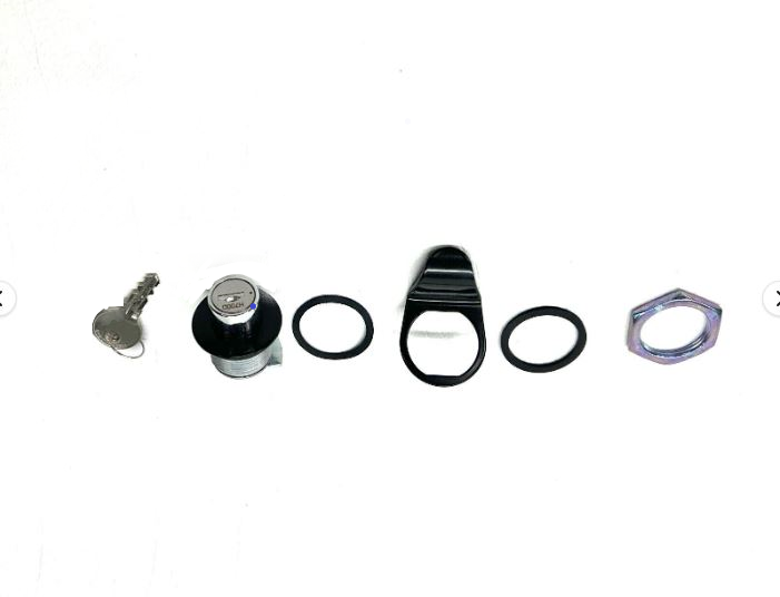 D-Max Isuzu Genuine OEM Push Button Ute Lid Lock fits EGR Lids with Shiny Plastic Underneath Lids