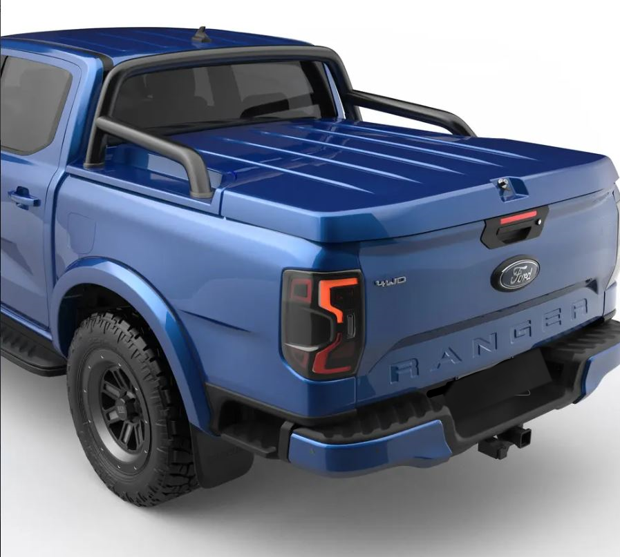 RA Ford Ranger 1P & 3P EGR Plastic Ute Lid Hard Tonneau Covers M10-M10 Ball Heads 585mm x 150n