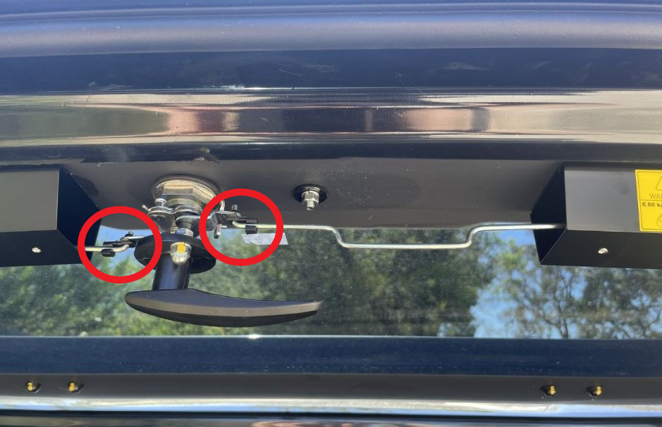 12 x Plastic Clips for Threaded Wire Connecting Lock Rods on Ute Lids & Canopies