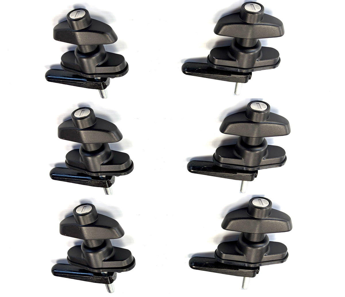 Flexiglass Challenge Early Canopy 6 x Framed Rear or Side Window T-Handle Locks