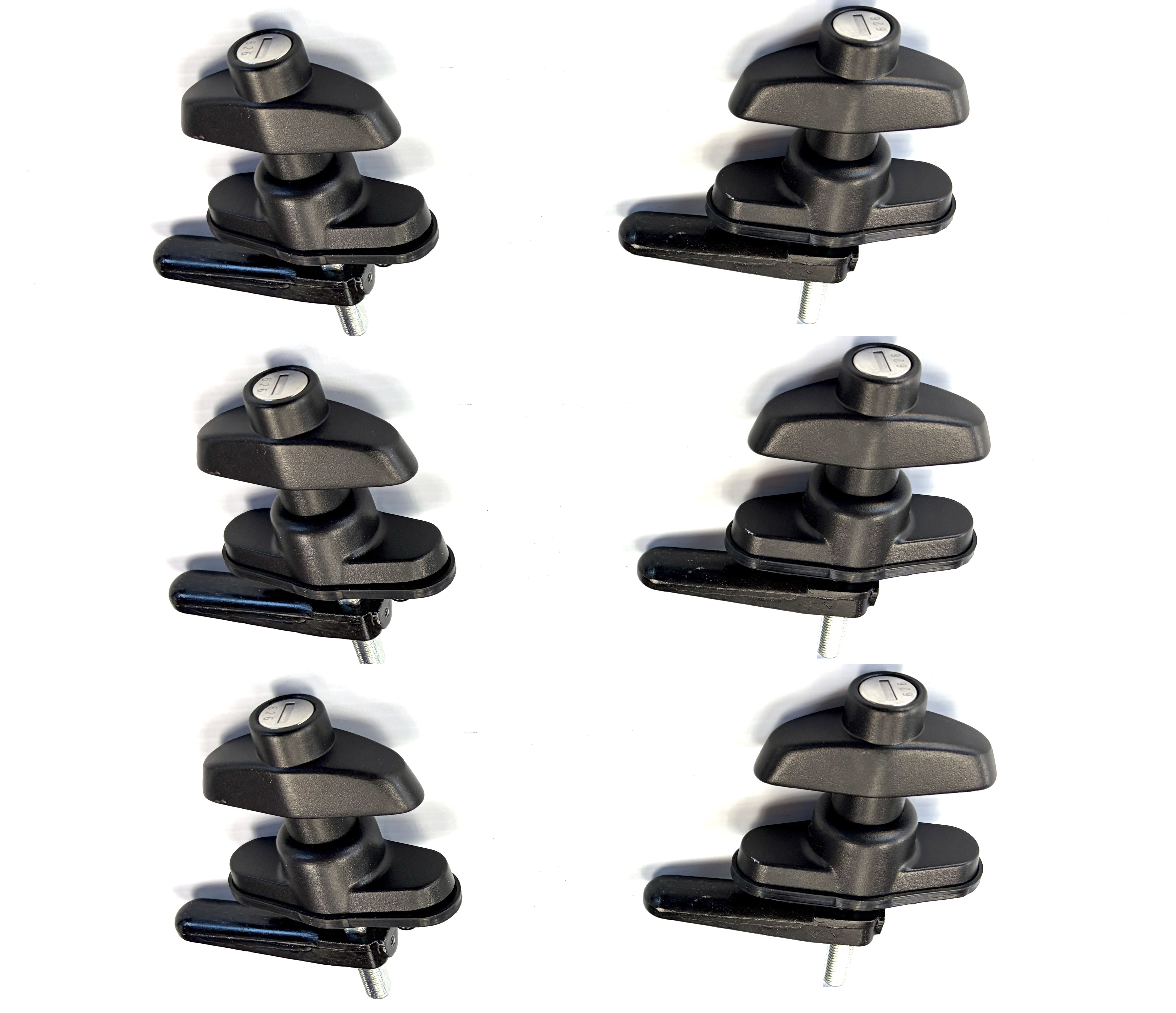 EGR Fleet Canopy 6 x Framed Rear or Side Window T-Handle Locks