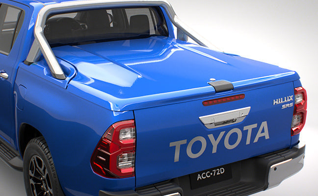 Toyota Hilux 2016+ 3P EGR Plastic Ute Lid Hard Tonneau Covers M10-M10 Ball Heads 585mm x 150n