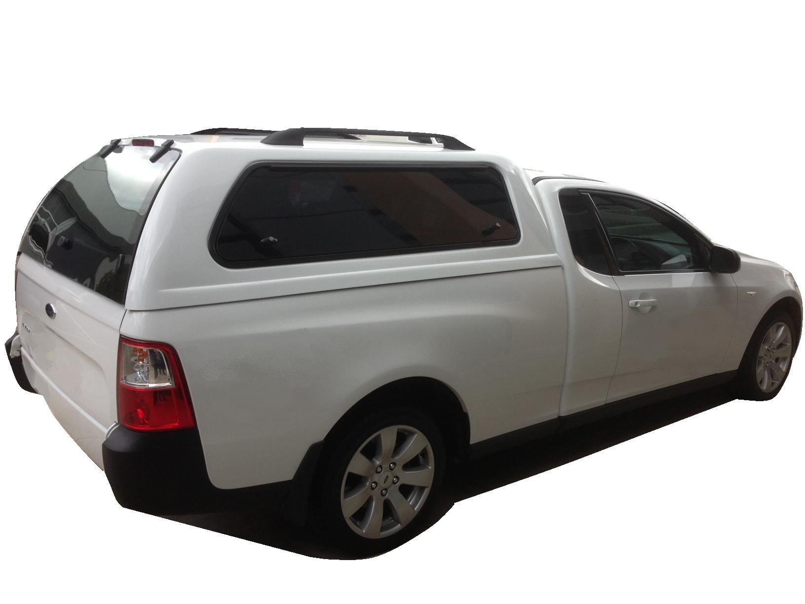 Canopy Roof Rack Rails Bars Ute Black 110cm LONG & Internal Support Plates