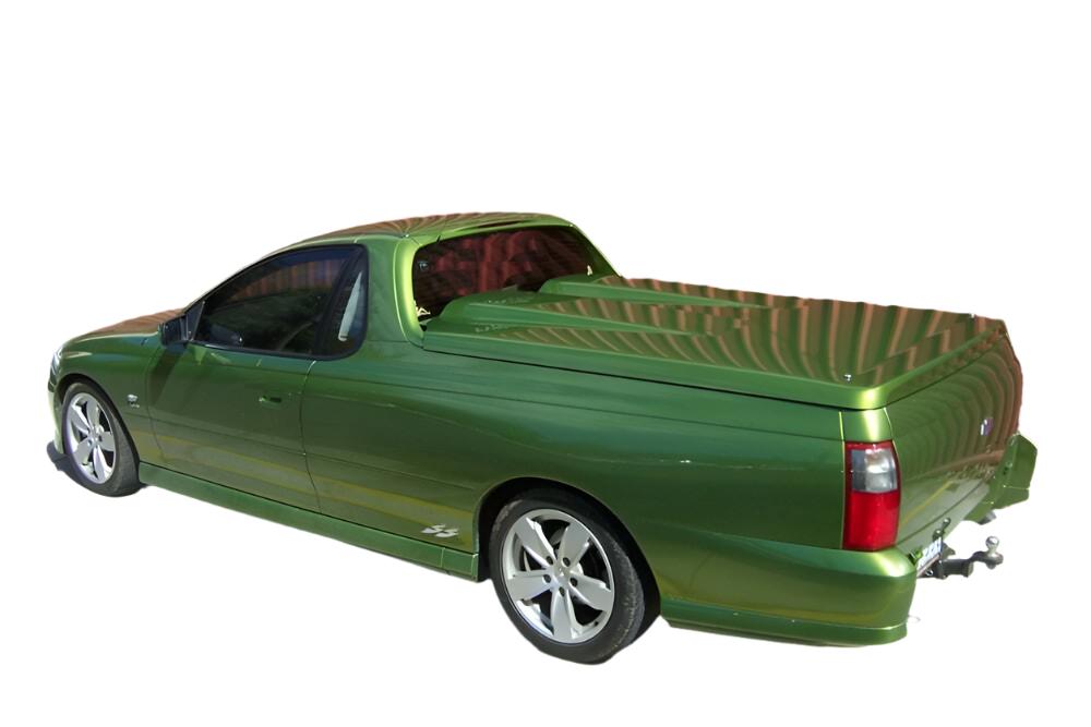 VU VY VZ Commodore Ute Lid Front Corner Infills RAW For EGR Plastic Lids with Shiny Black Plastic Underneath